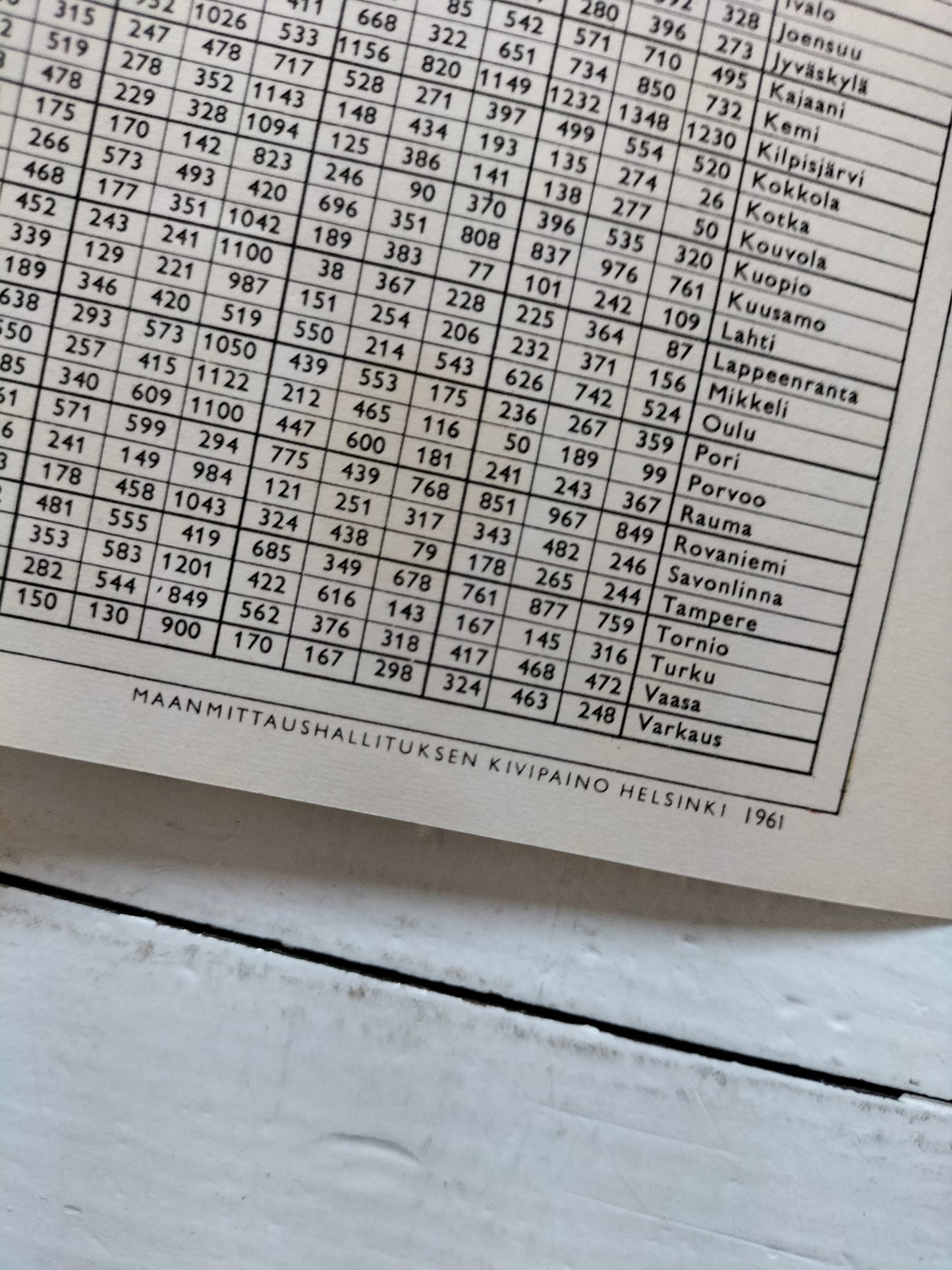 Ancienne carte routière années 60 au choix