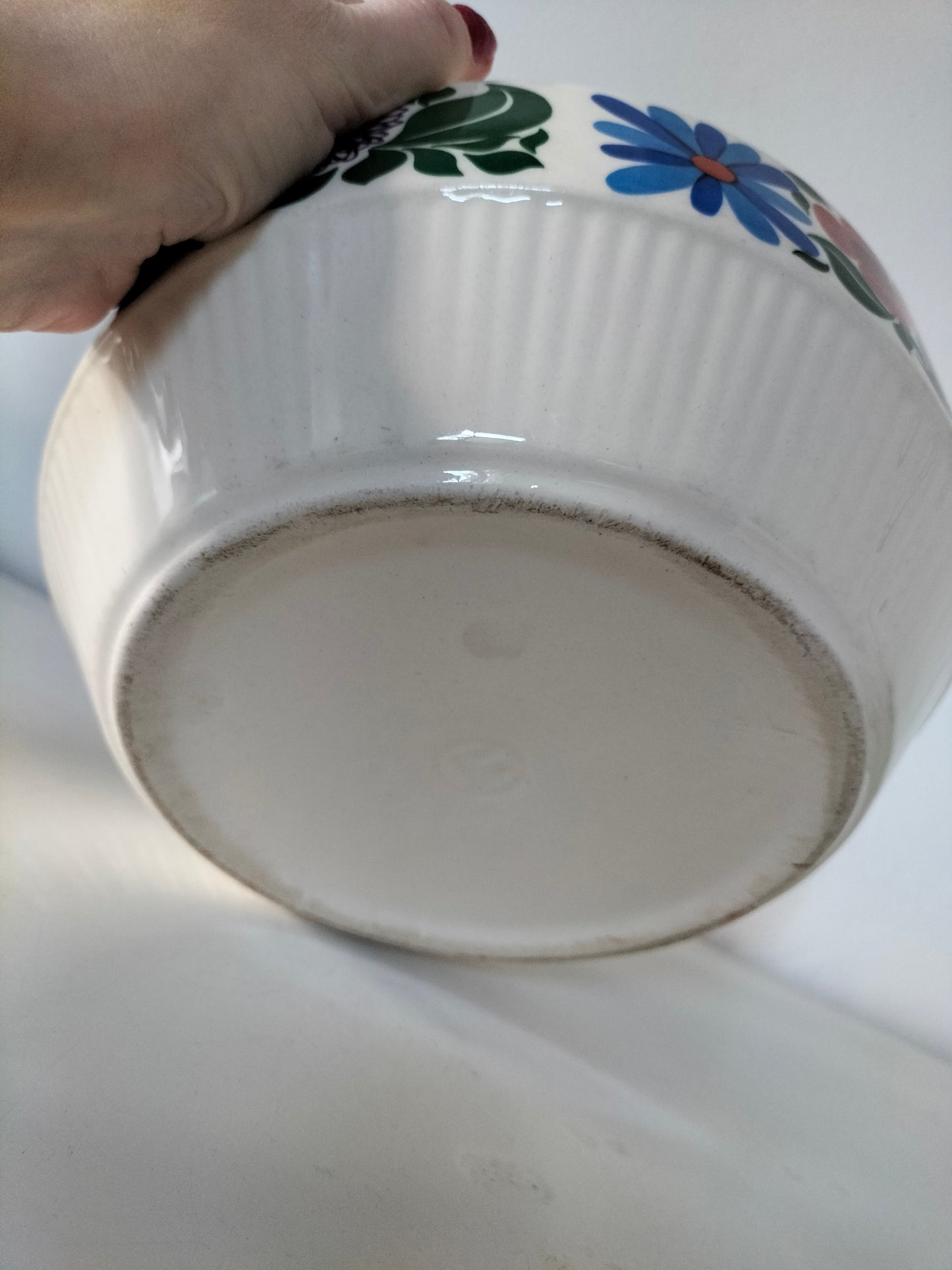 Gros bol/ saladier en porcelaine Vera