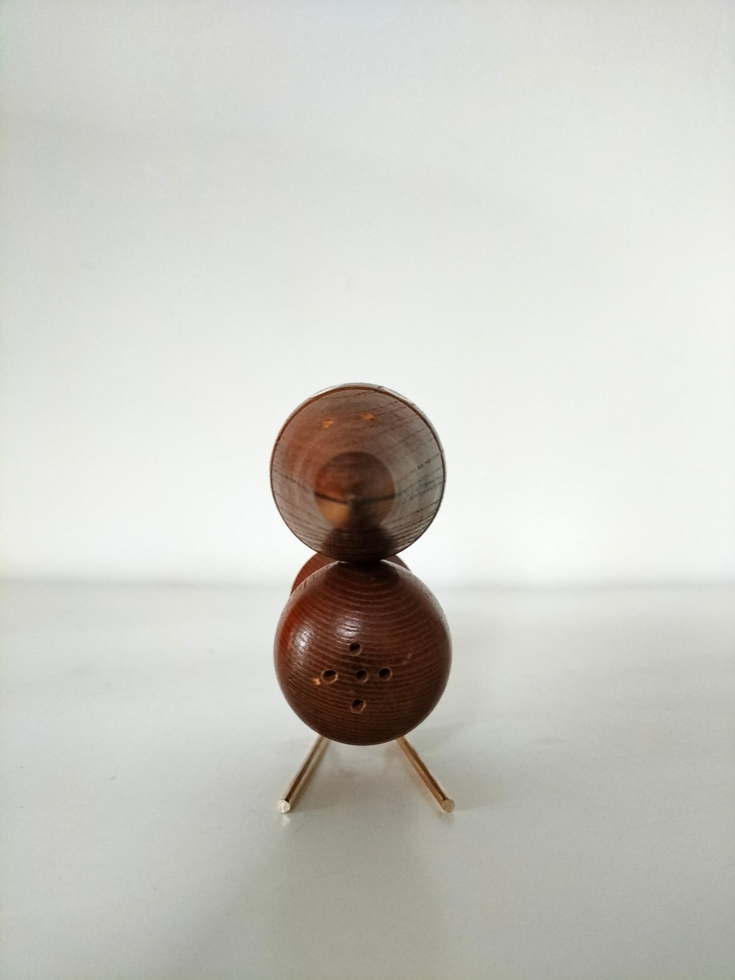 Duo salière et poivrière oiseau en bois