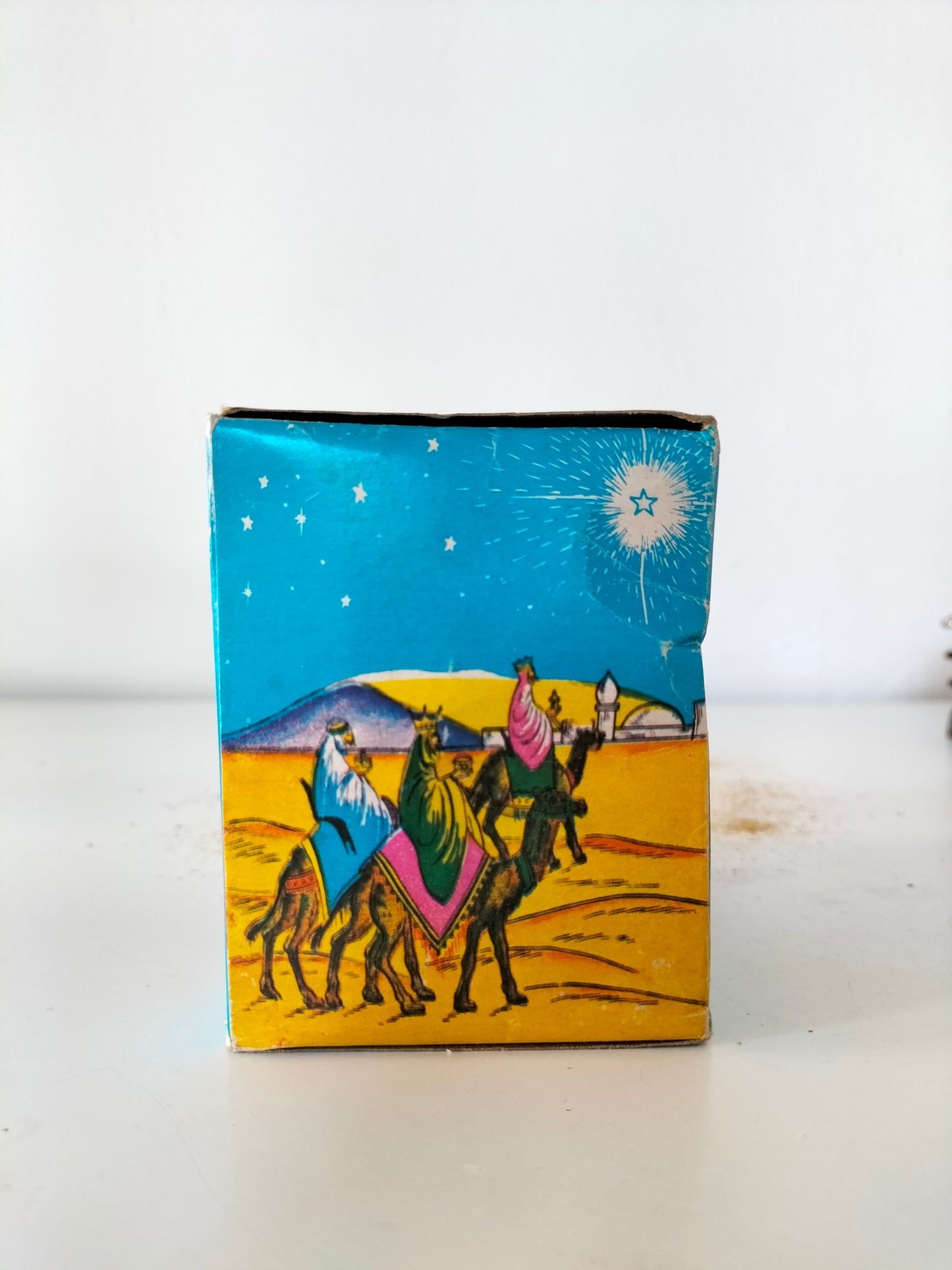 Petite crèche en plastique Hong-Kong années 60