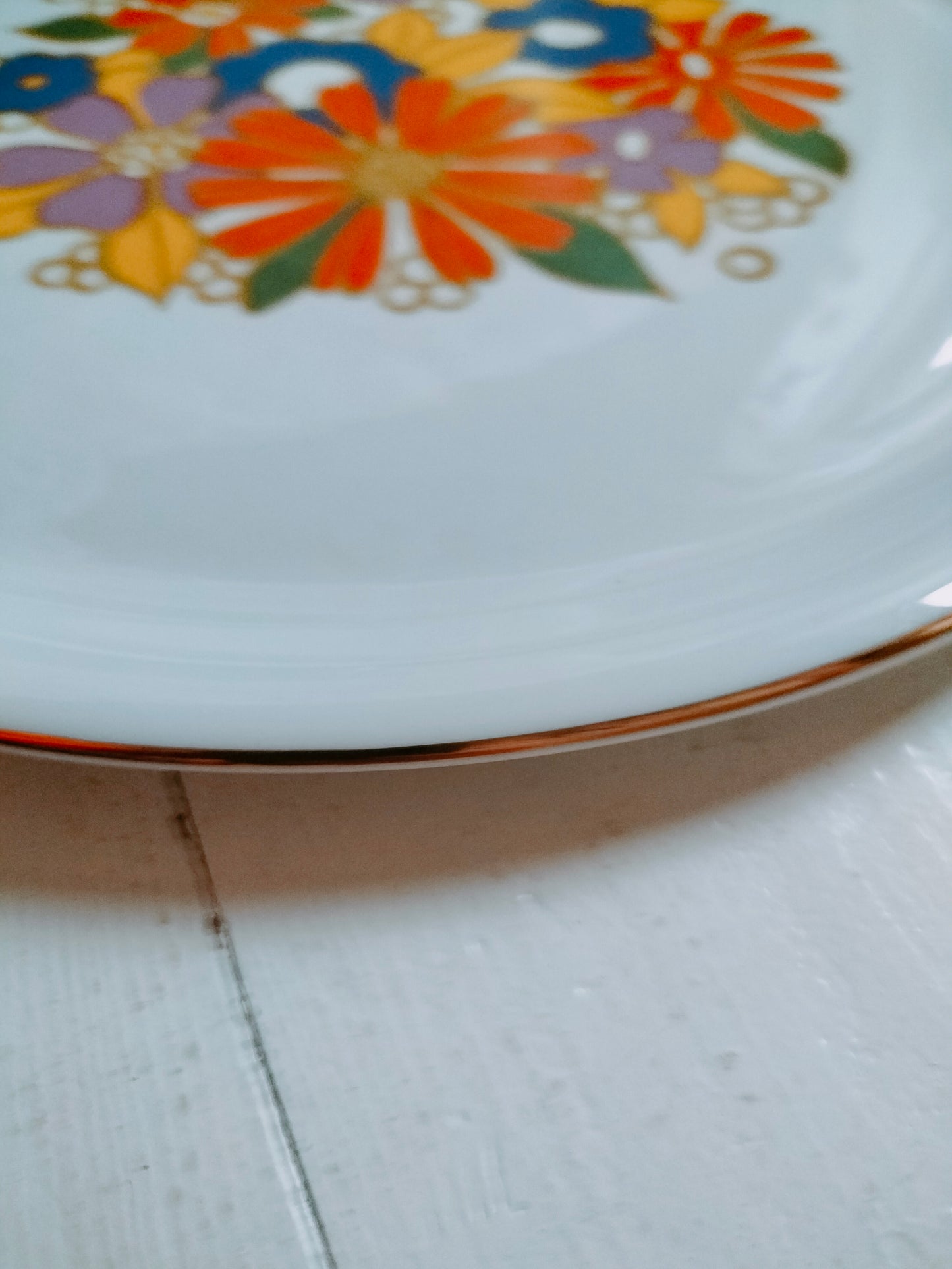 Grande assiette de service/ plat/ plateau porcelaine de France