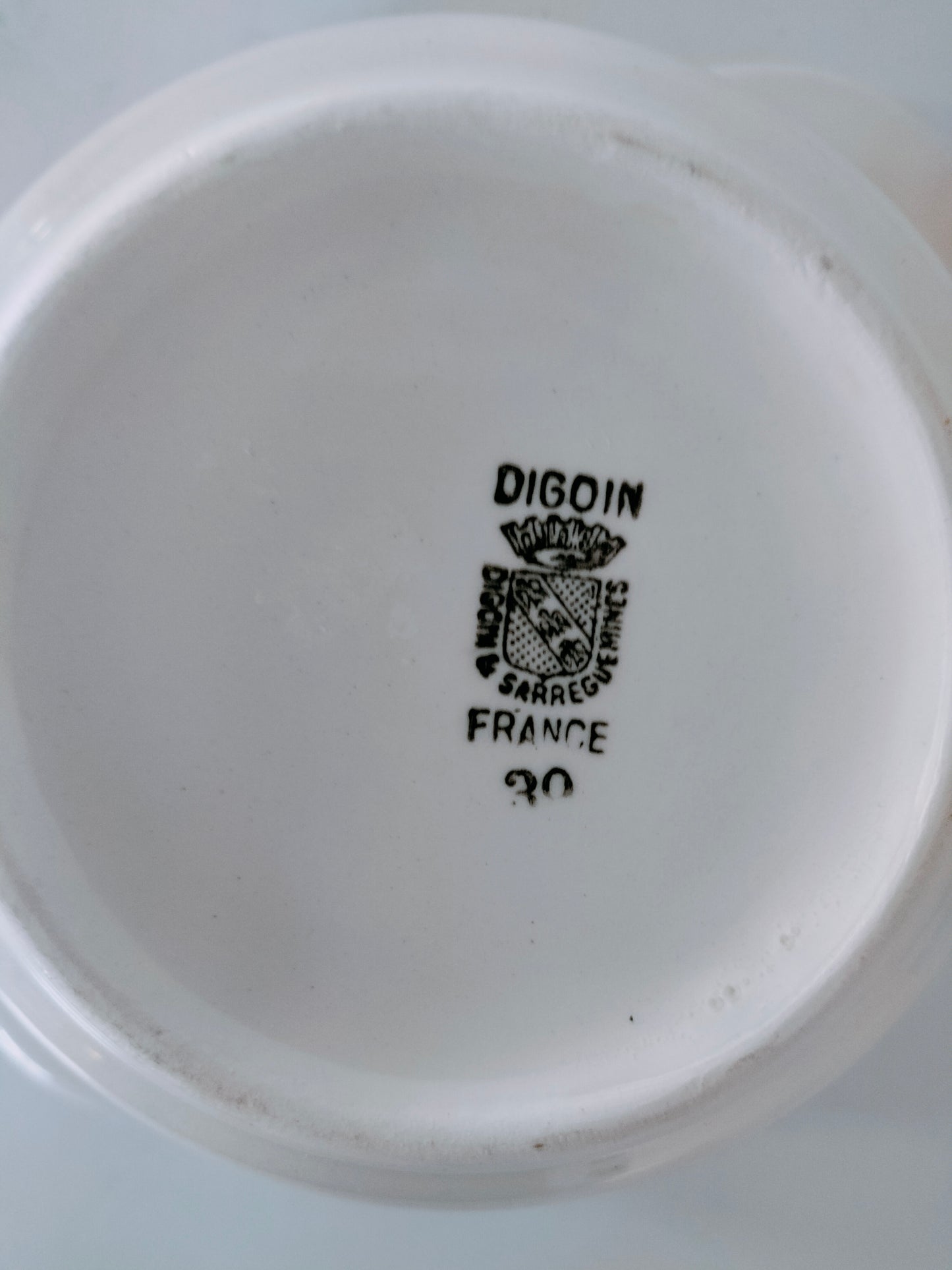 Duo de bols à oreilles Digoin Sarreguemines