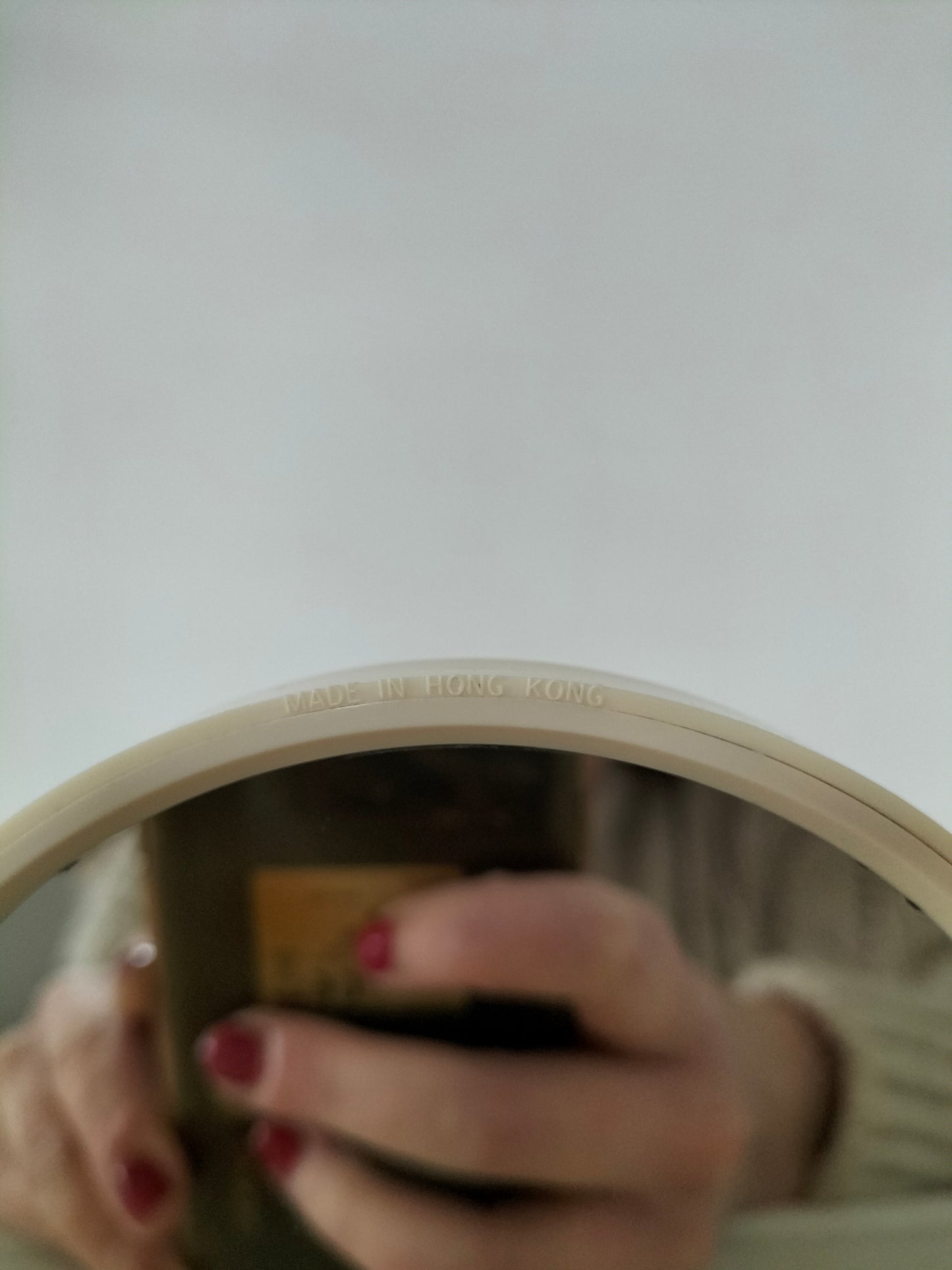 Miroir de table/ maquillage double face made in Hong Kong