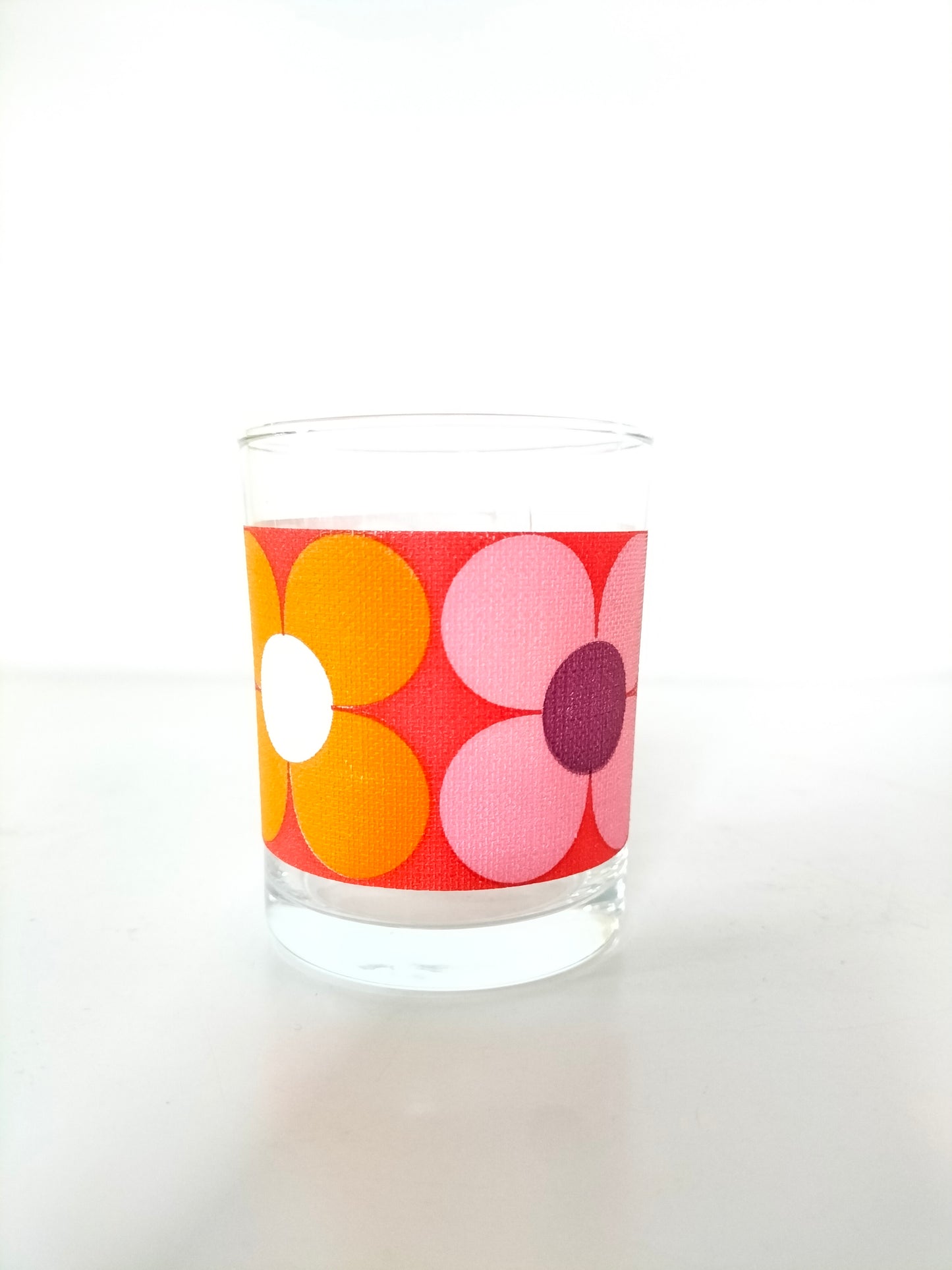 Ensemble de 3 petits verres/ photophores