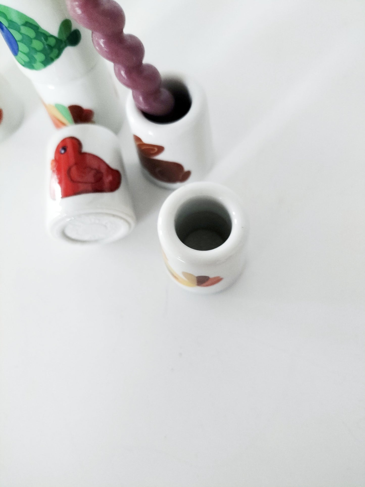 Duo mini-bougeoirs Funny Design canard