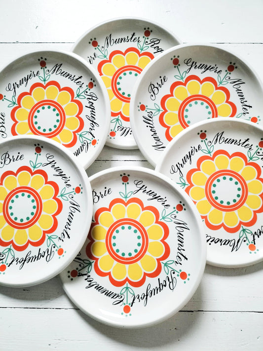 Set de 6 assiettes à fromage Boch