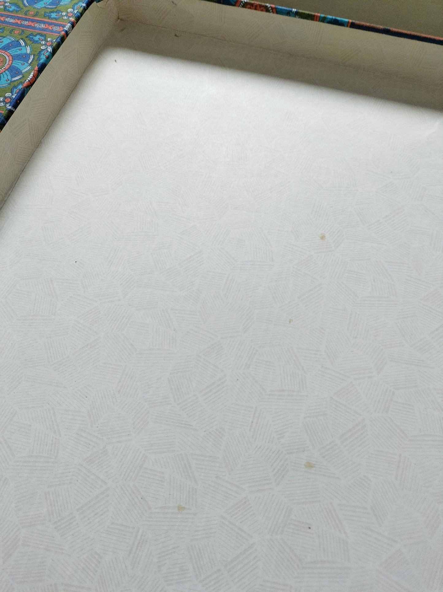 Grande boîte carton et tissu au choix