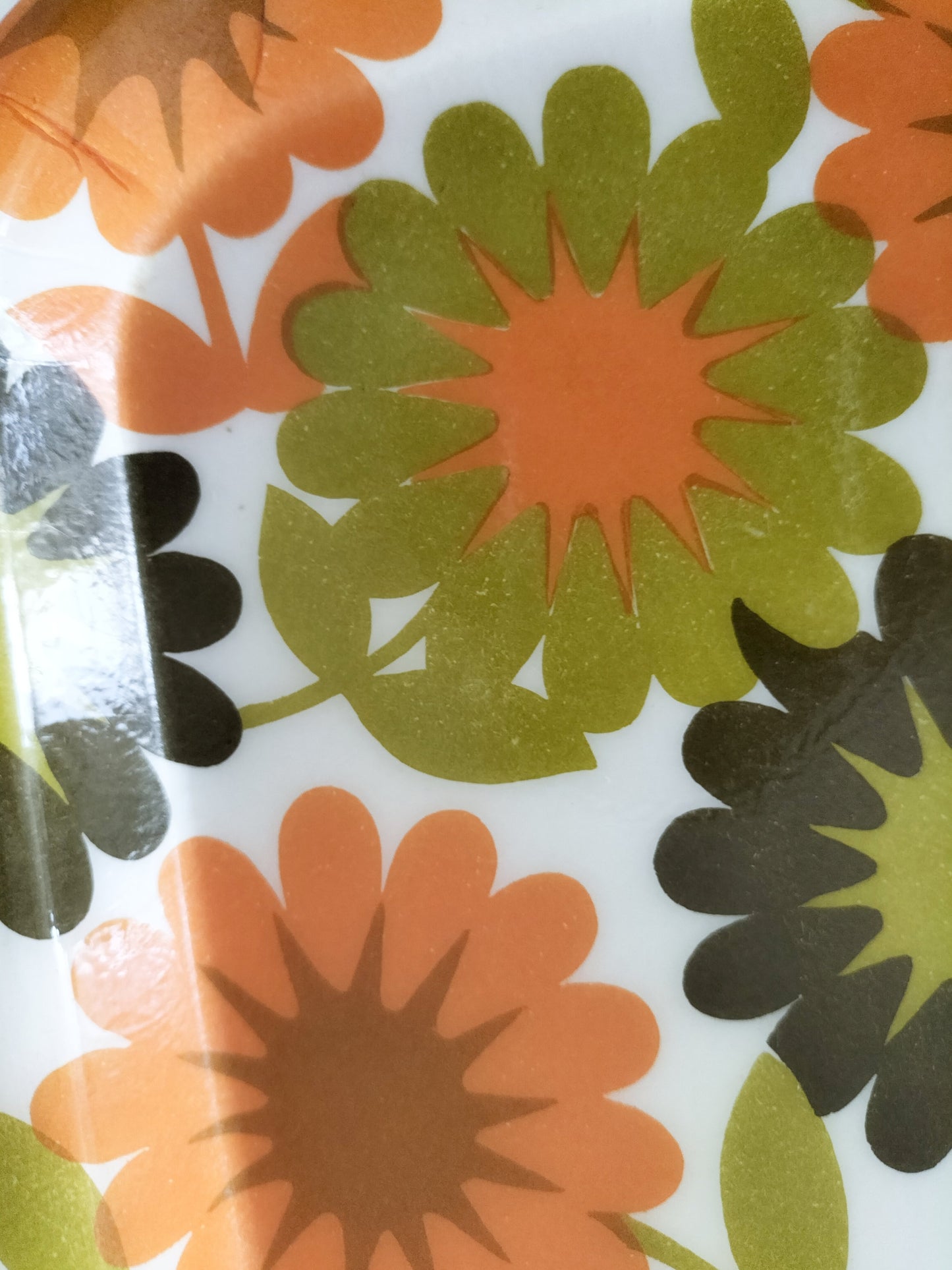 Plateau en fibre de verre vintage