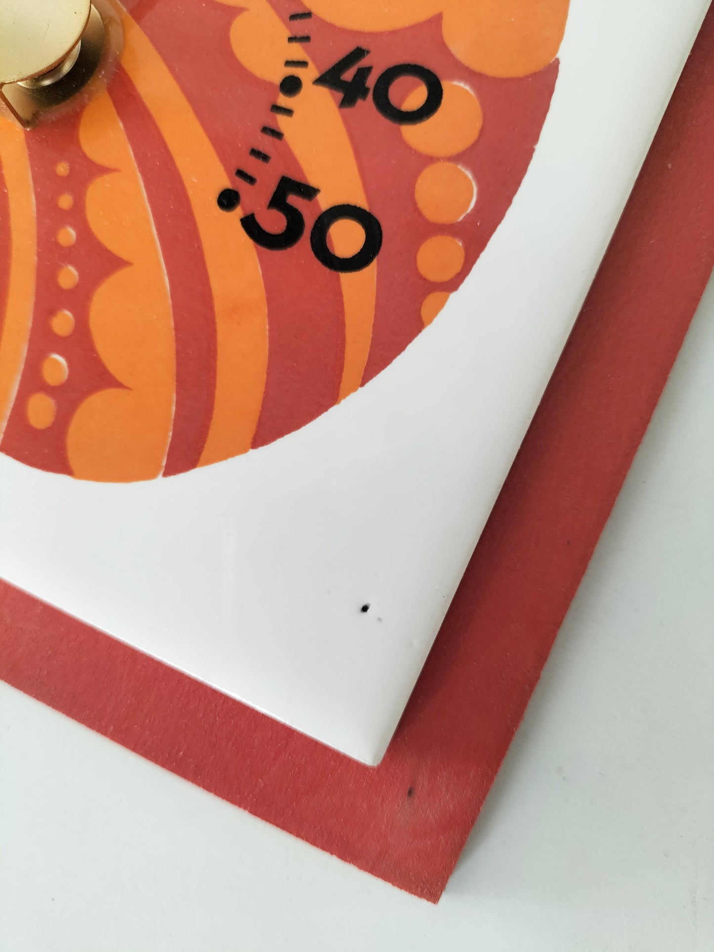 Thermomètre d'intérieur mural pomme