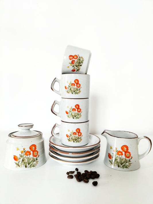 Service à café en grès