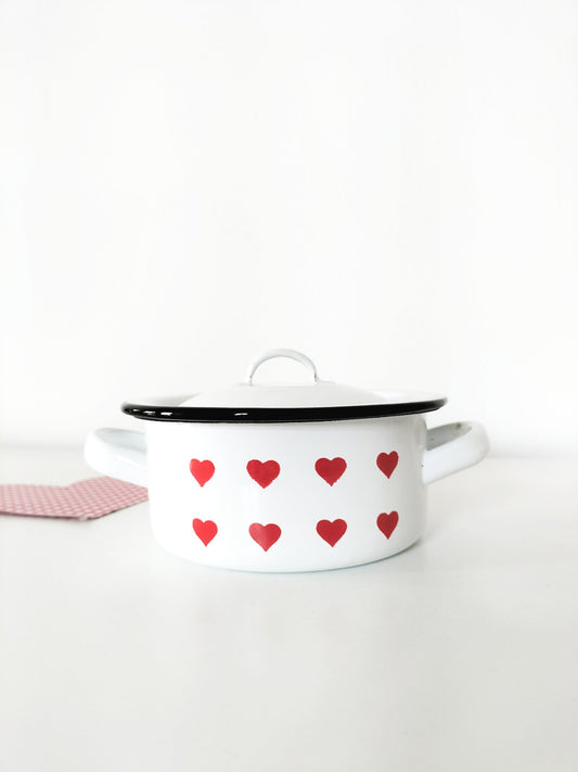 Petite casserole émaillée