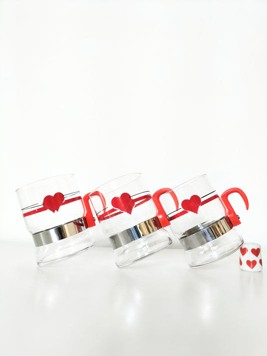 Set 3 tasses coeurs