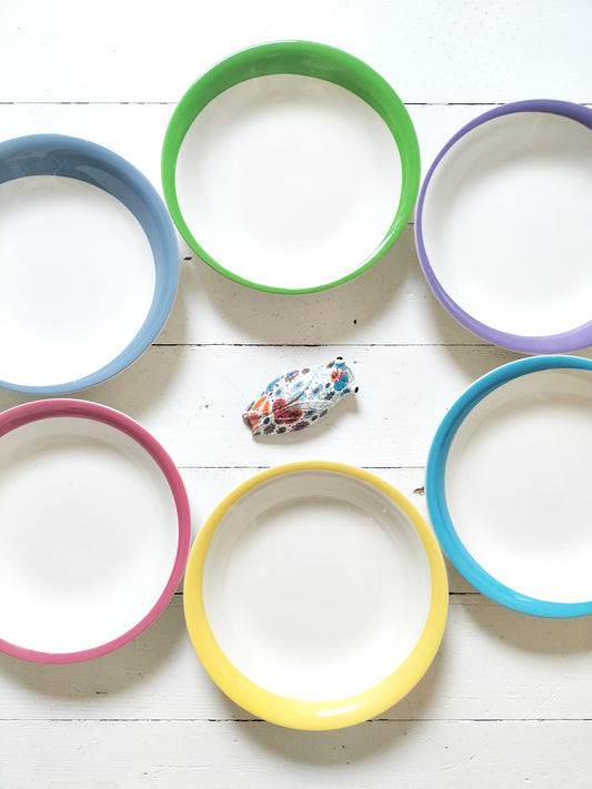 Set de 6 assiettes creuses/ à soupe Boch Atomic