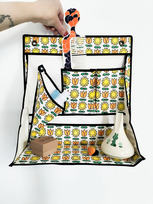 Rangement mural/ étagère en toile