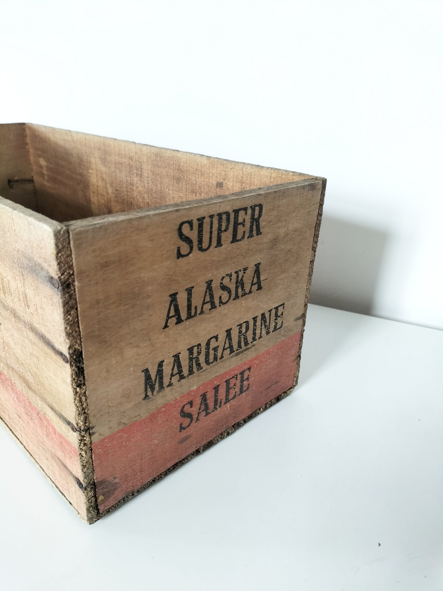 Caisse en bois vintage