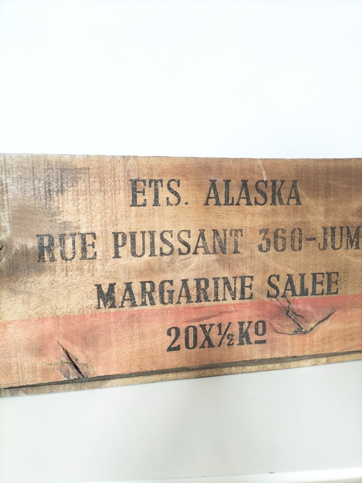 Caisse en bois vintage