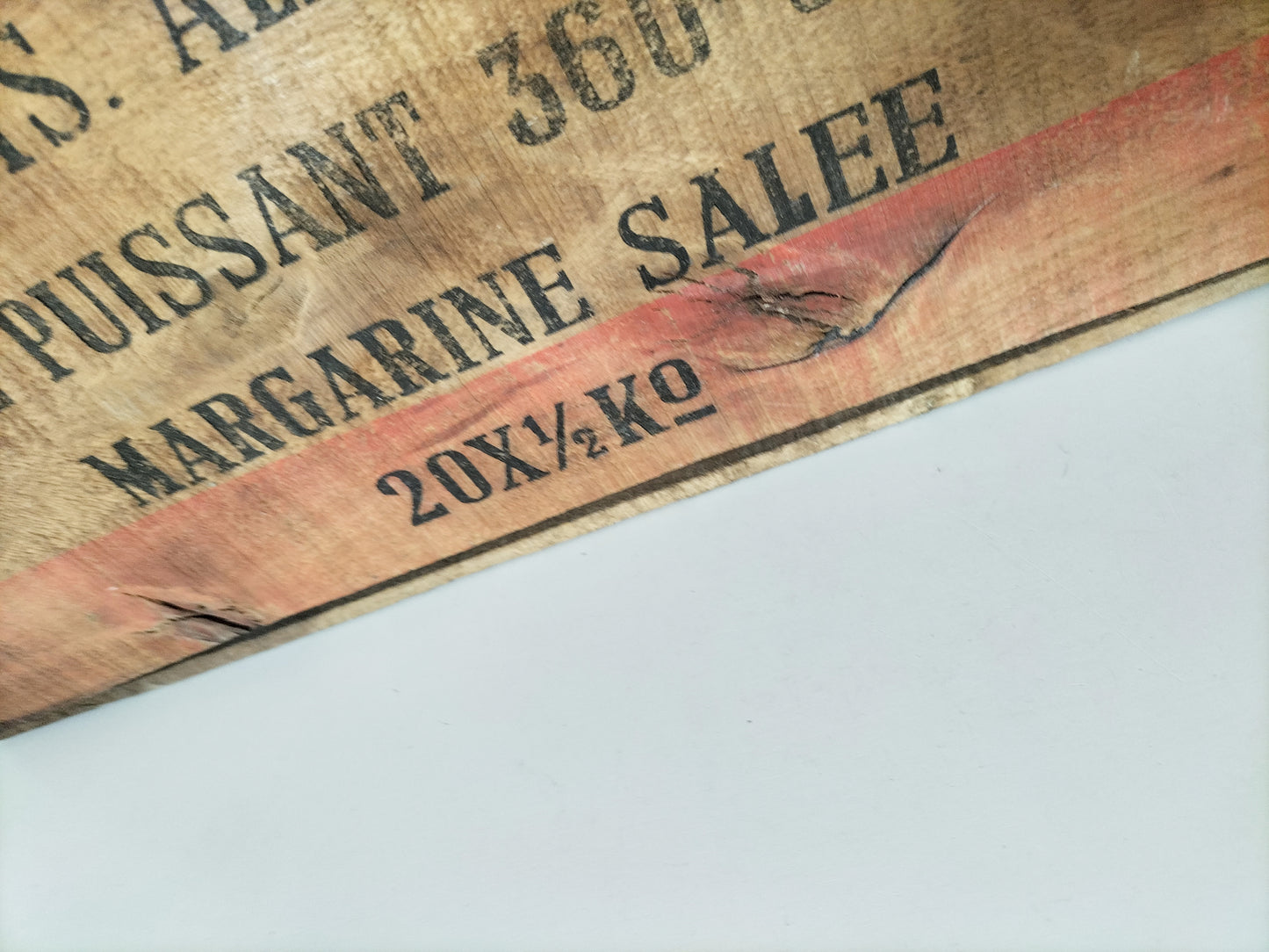 Caisse en bois vintage