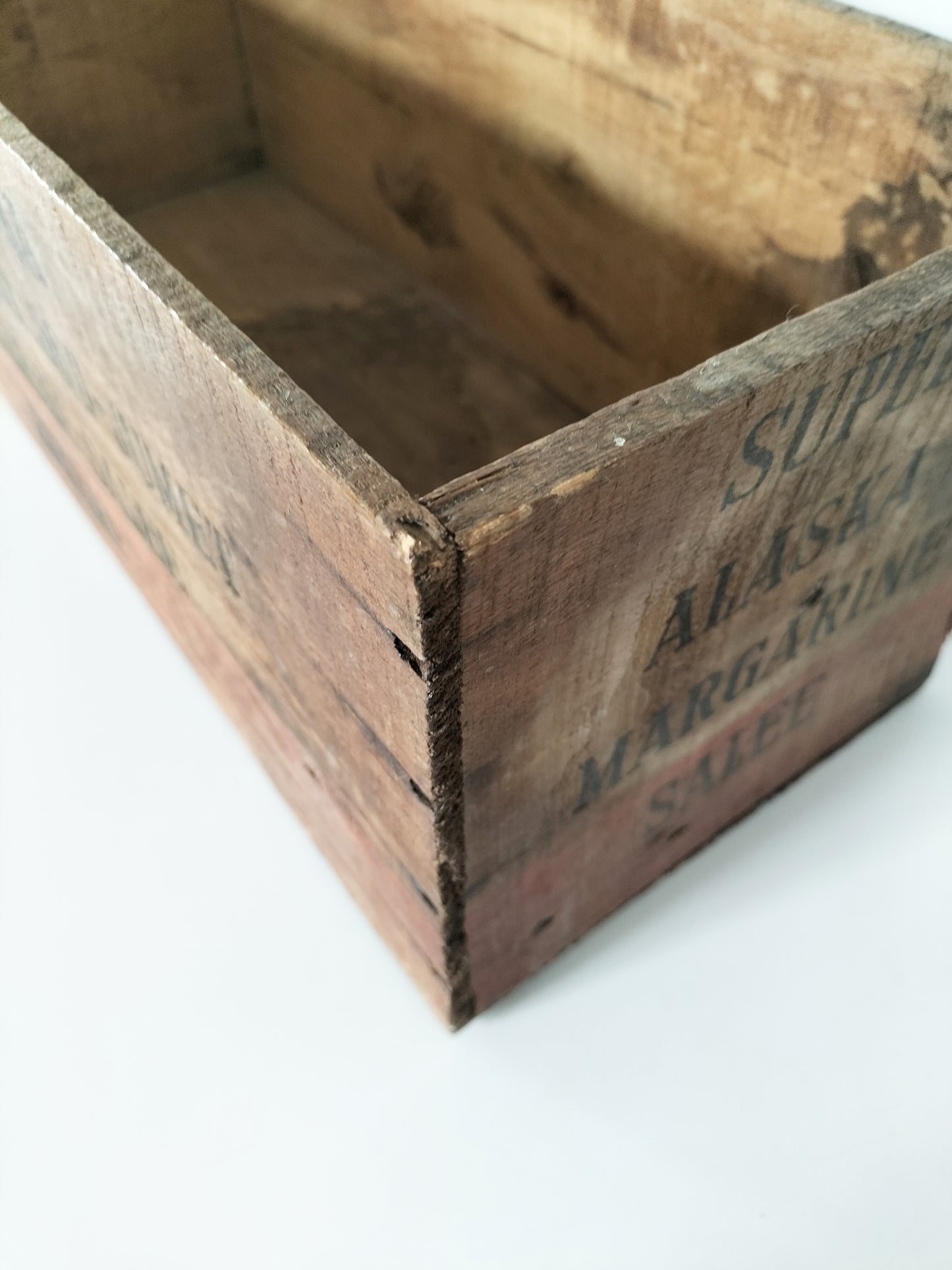 Caisse en bois vintage
