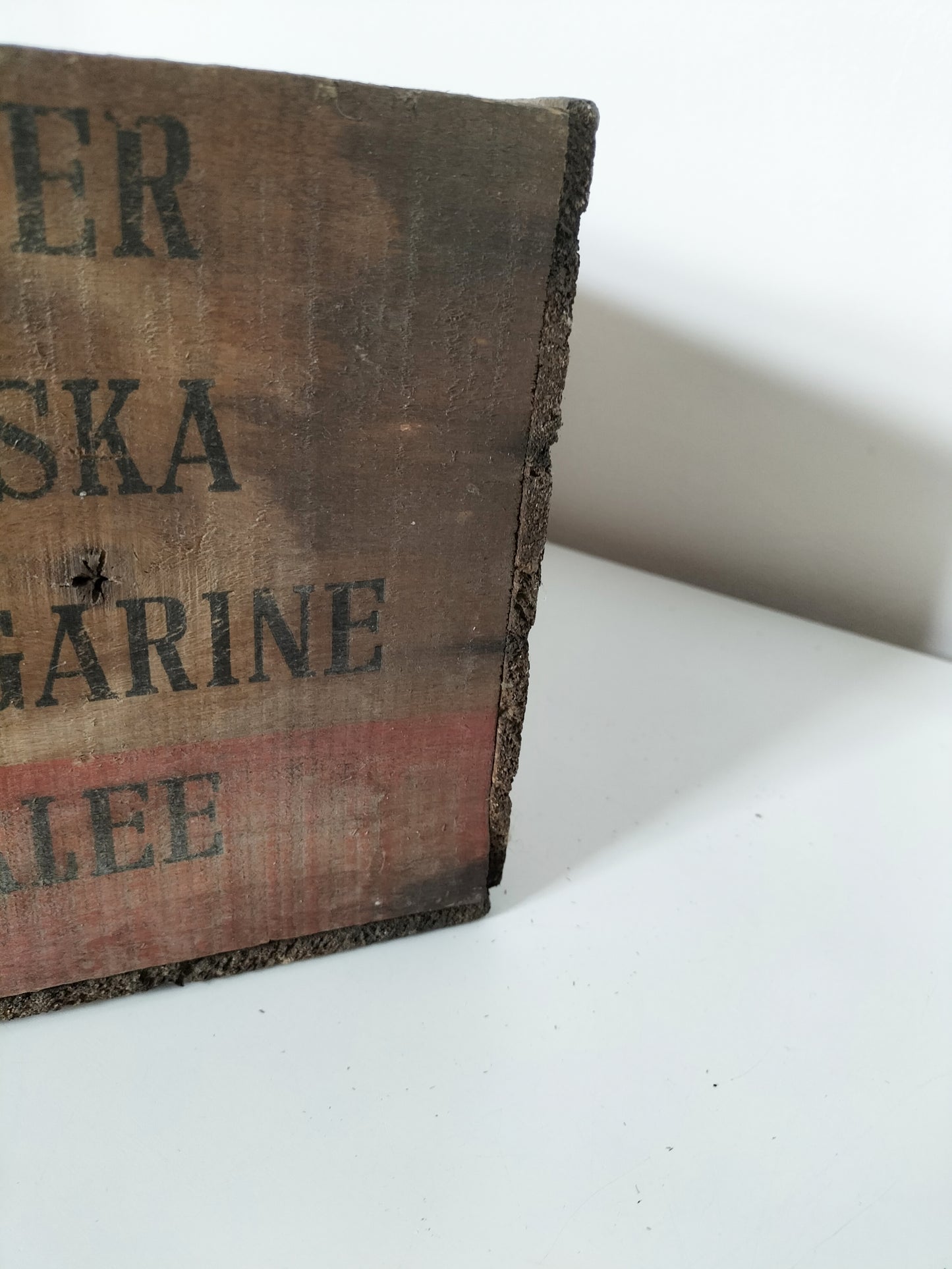 Caisse en bois vintage