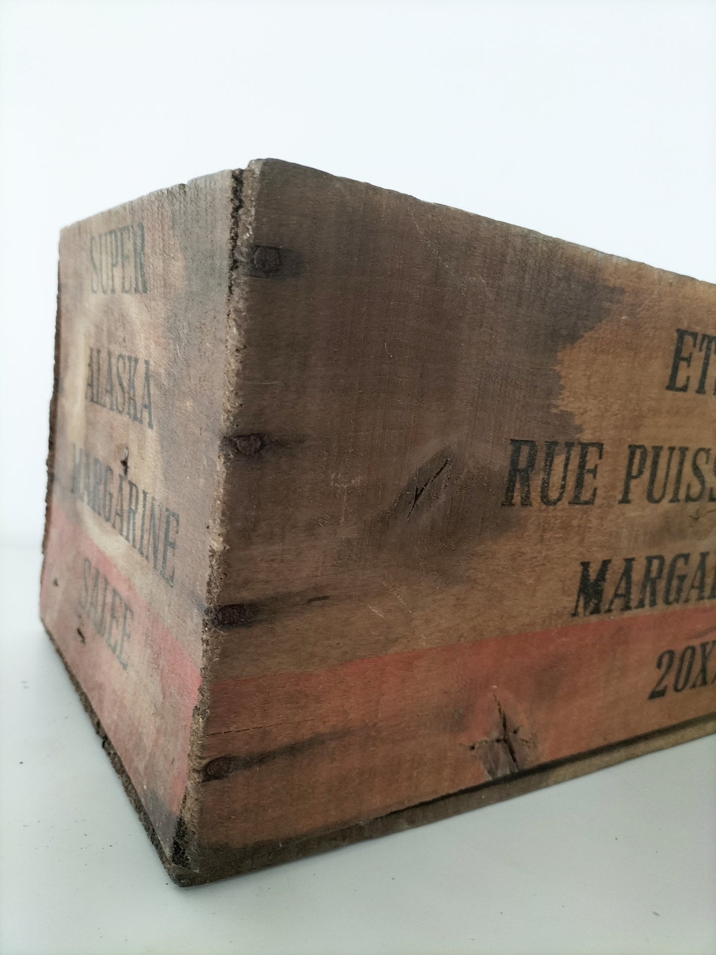 Caisse en bois vintage