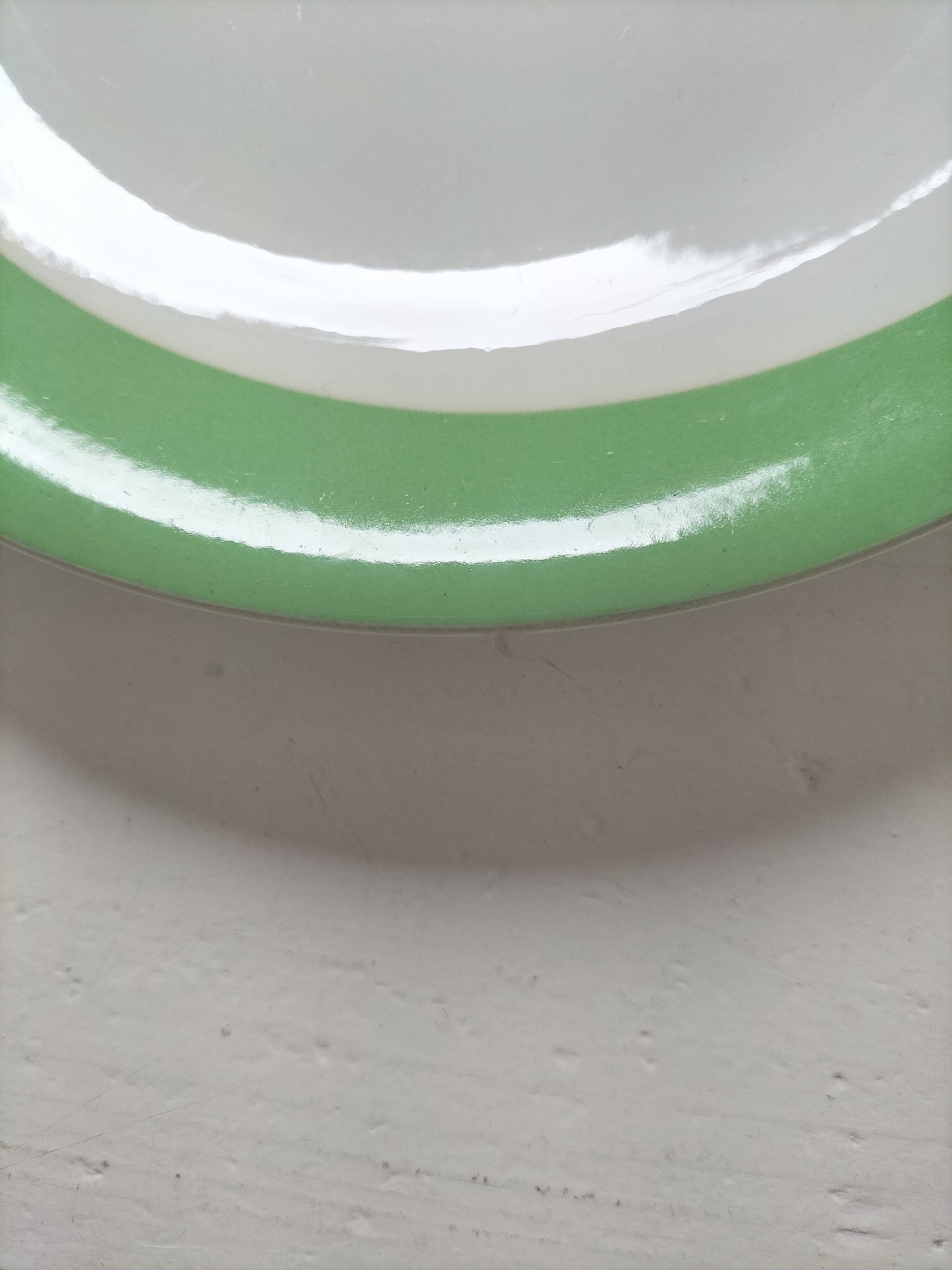 Trio assiettes plates Boch Atomic