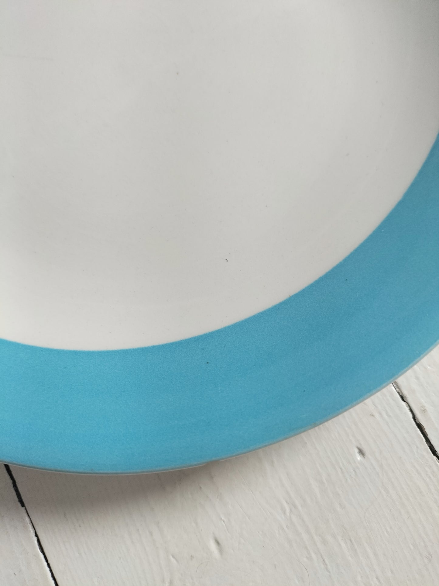 Trio assiettes plates Boch Atomic