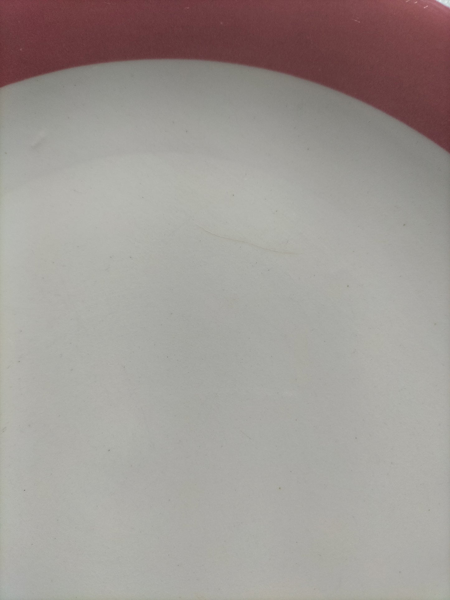 Trio assiettes plates Boch Atomic