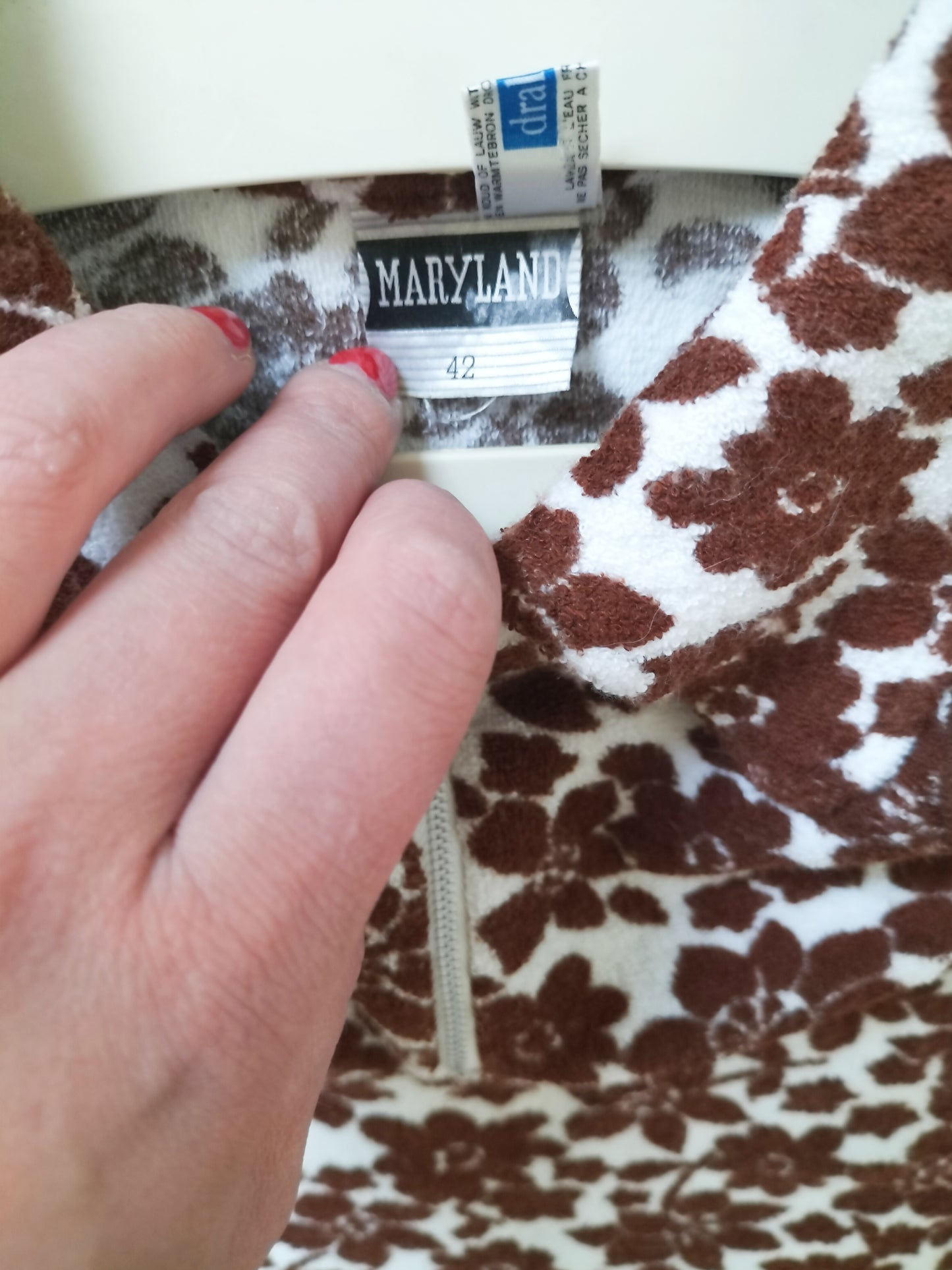 Robe en éponge vintage