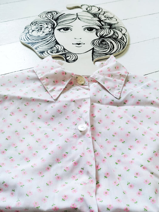 Chemisier blouse handmade vintage 34 à 38