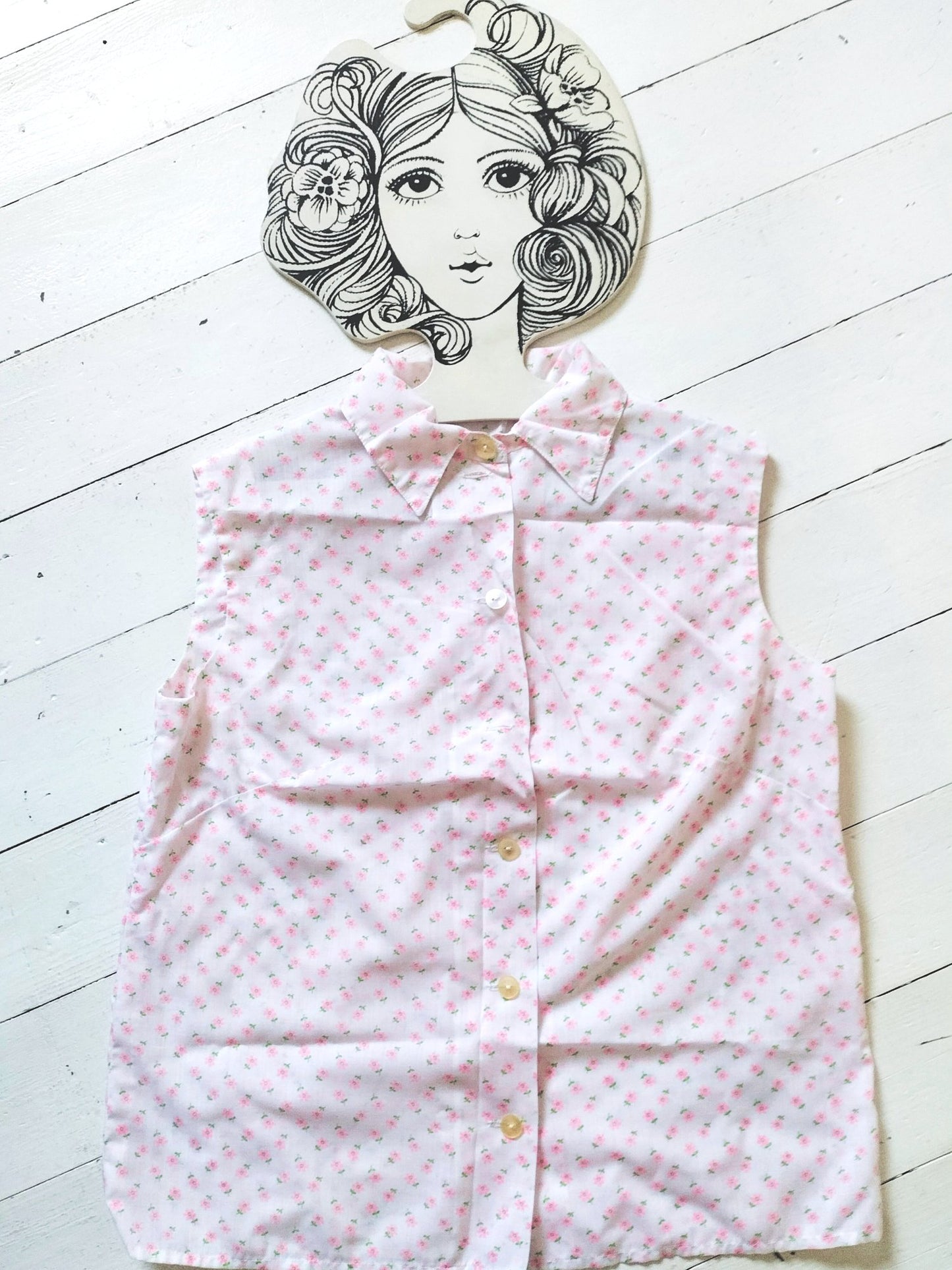 Chemisier blouse handmade vintage 34 à 38