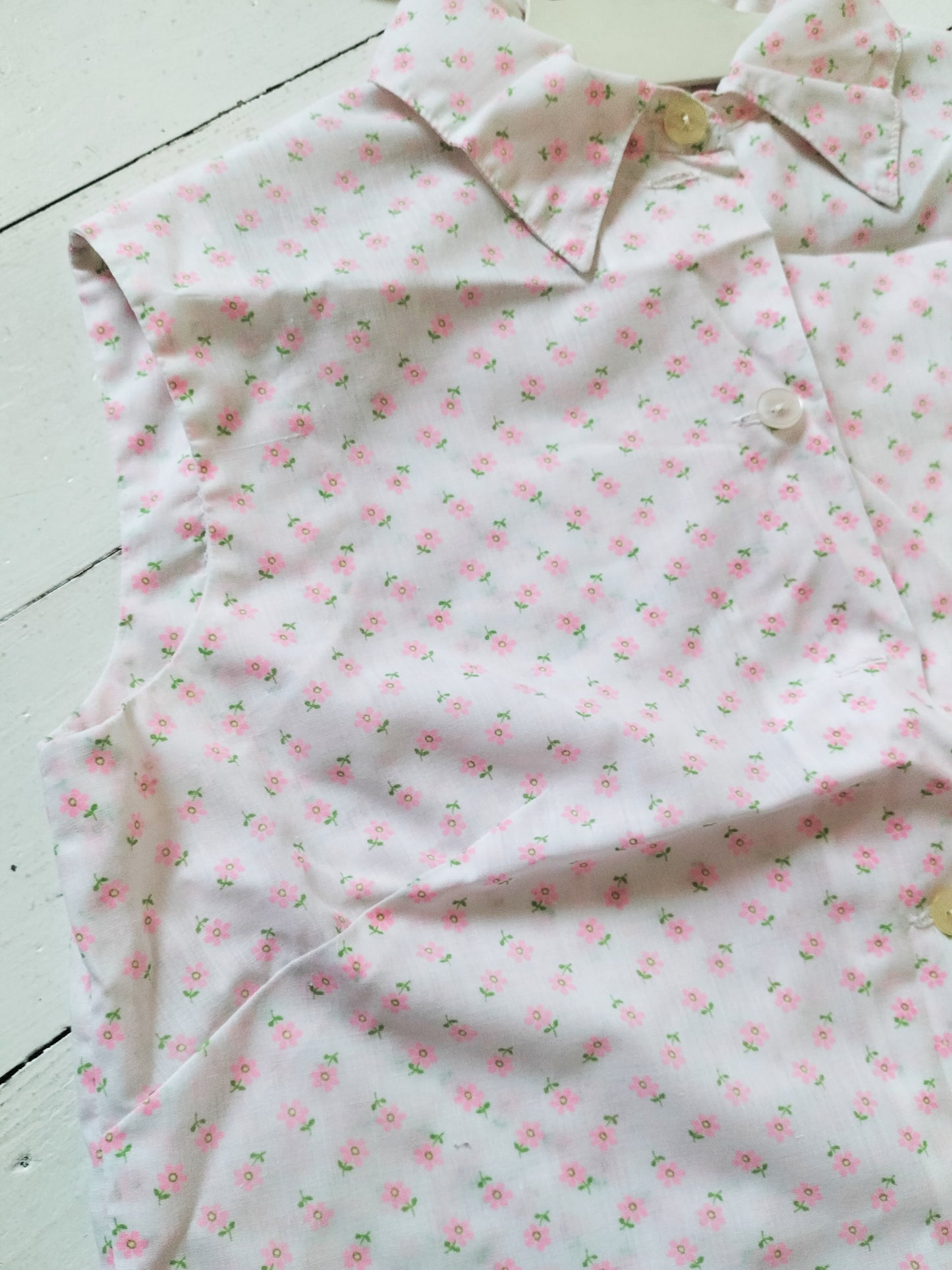 Chemisier blouse handmade vintage 34 à 38