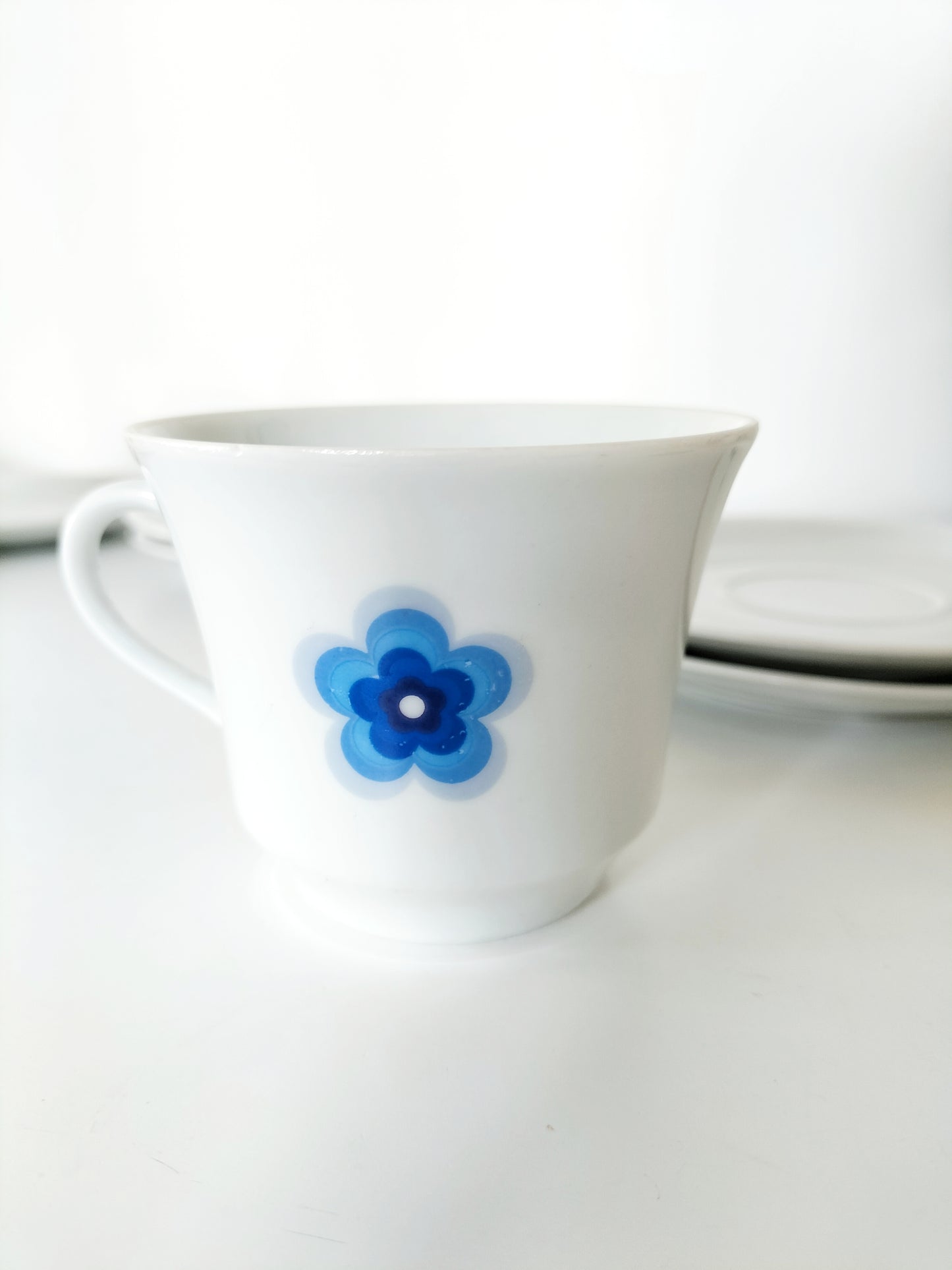 Duo de tasses à café et sous-tasses