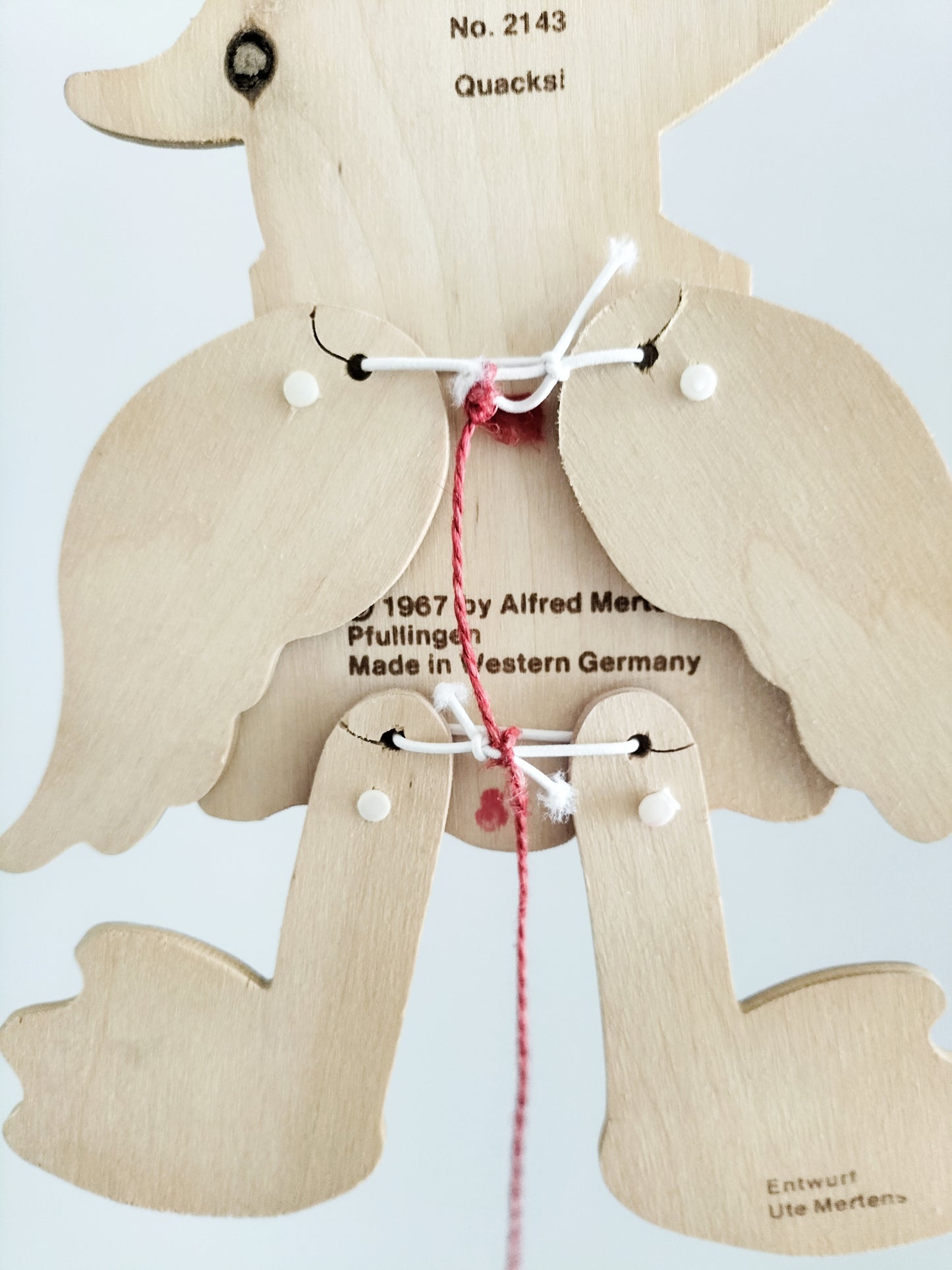 Pantin en bois Mertens Kunst 1967