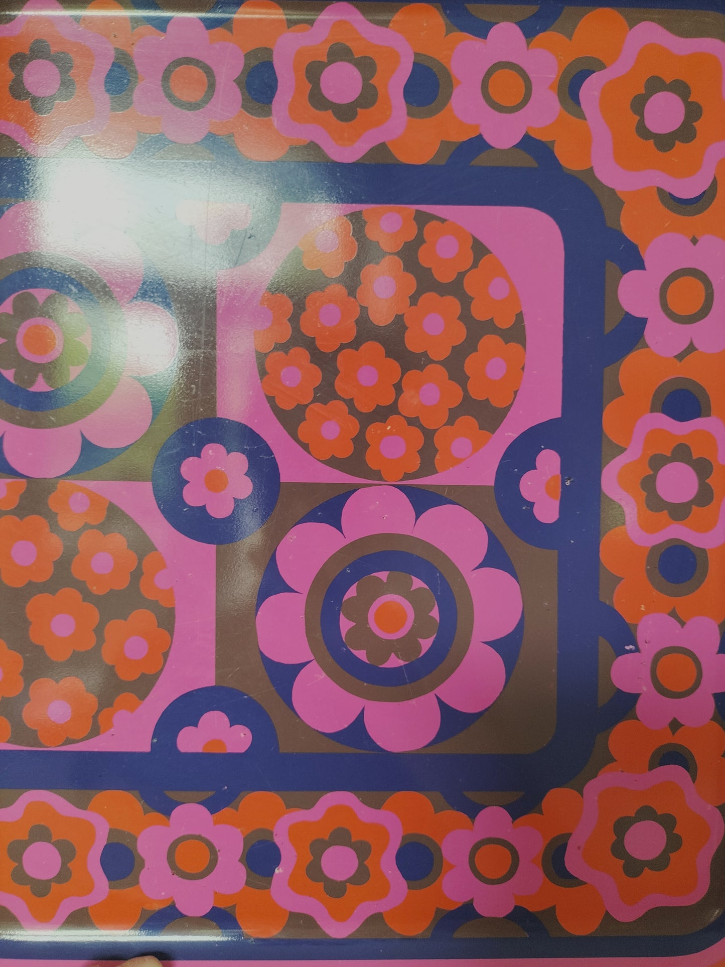 Grand plateau métallique "lollipop" J.R.M design Ian Logan England