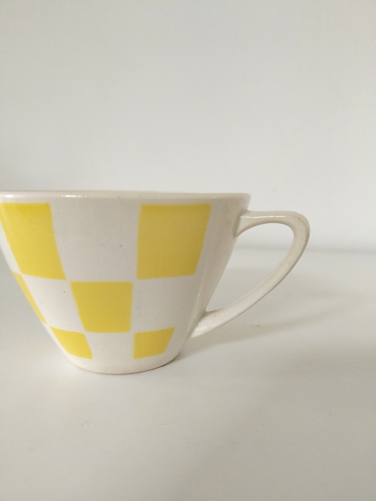 Ensemble tasse + soucoupe Boch La Louvière Damier au choix