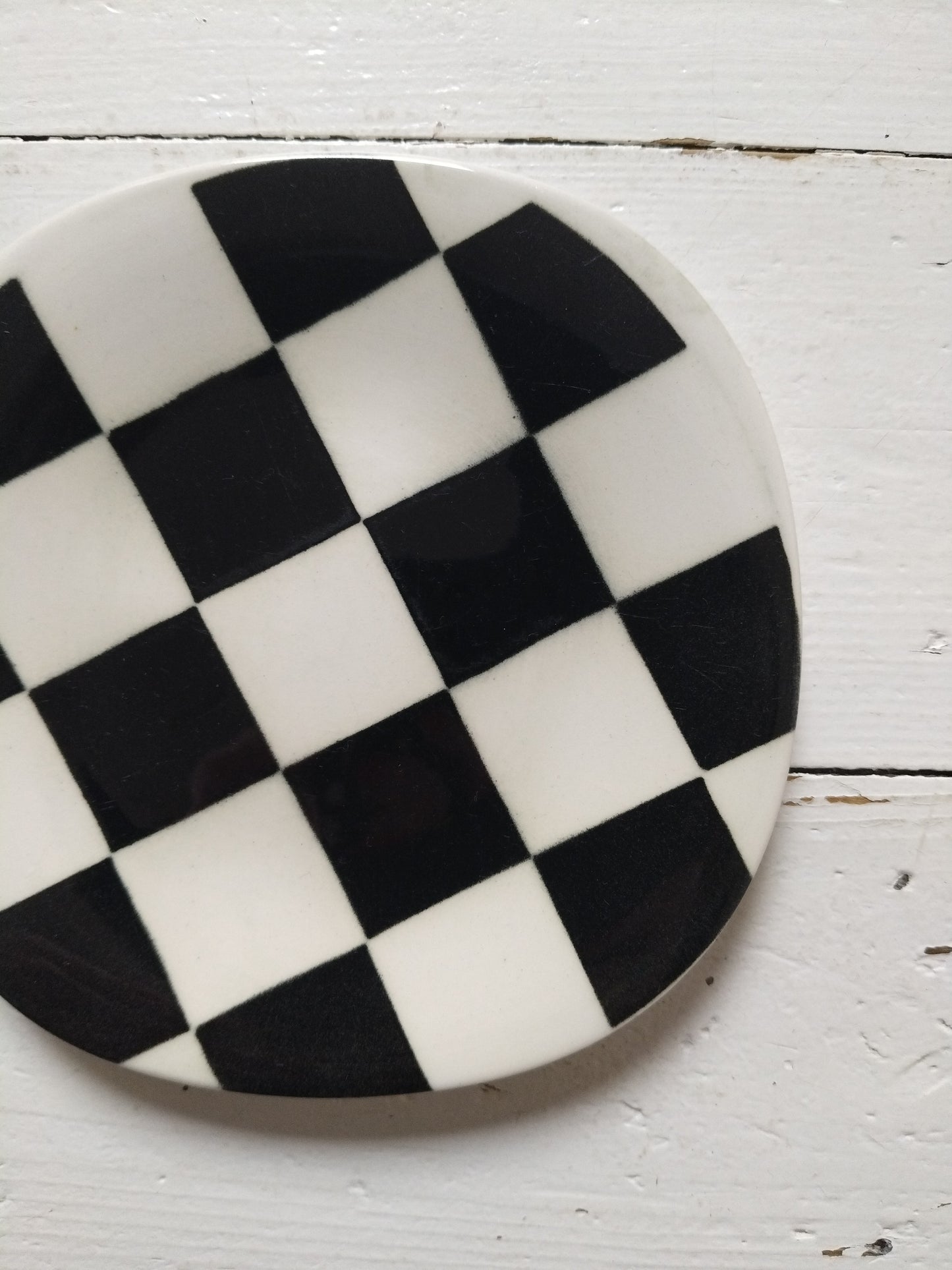 Petite assiette/ soucoupe Boch La Louvière Damier au choix