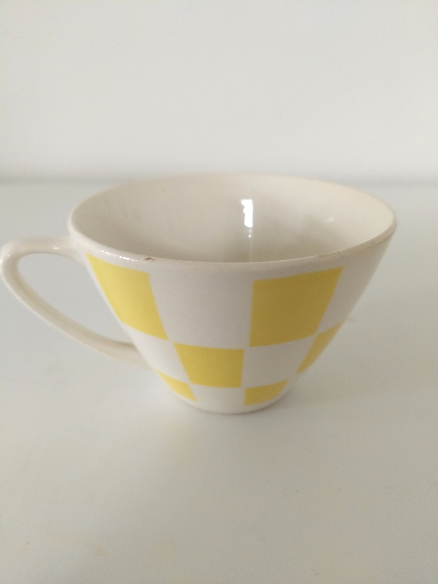 Ensemble tasse + soucoupe Boch La Louvière Damier au choix