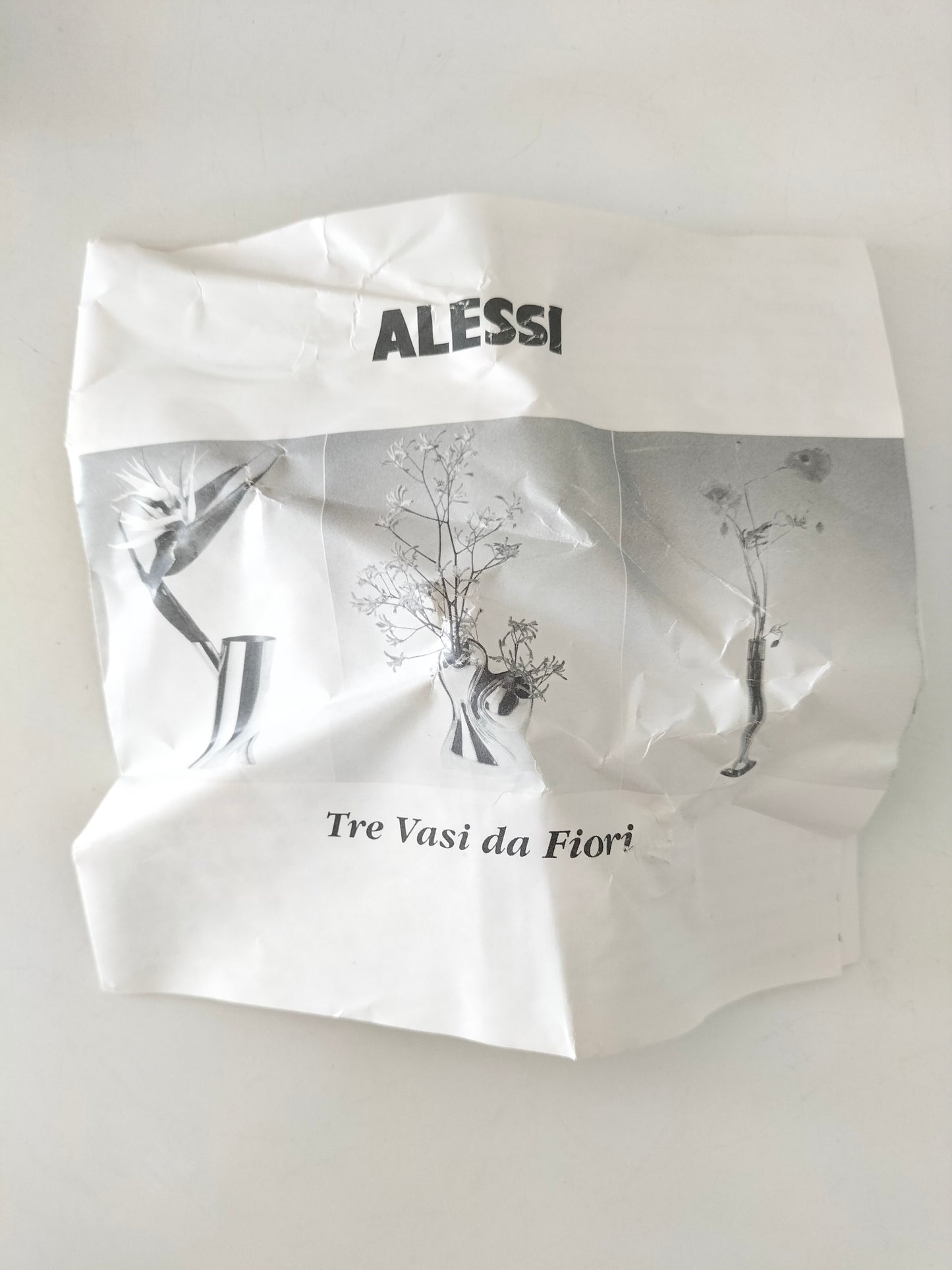 Vase soliflore "Flûte" en plexi de Stefano Giovannoni pour Alessi 2002