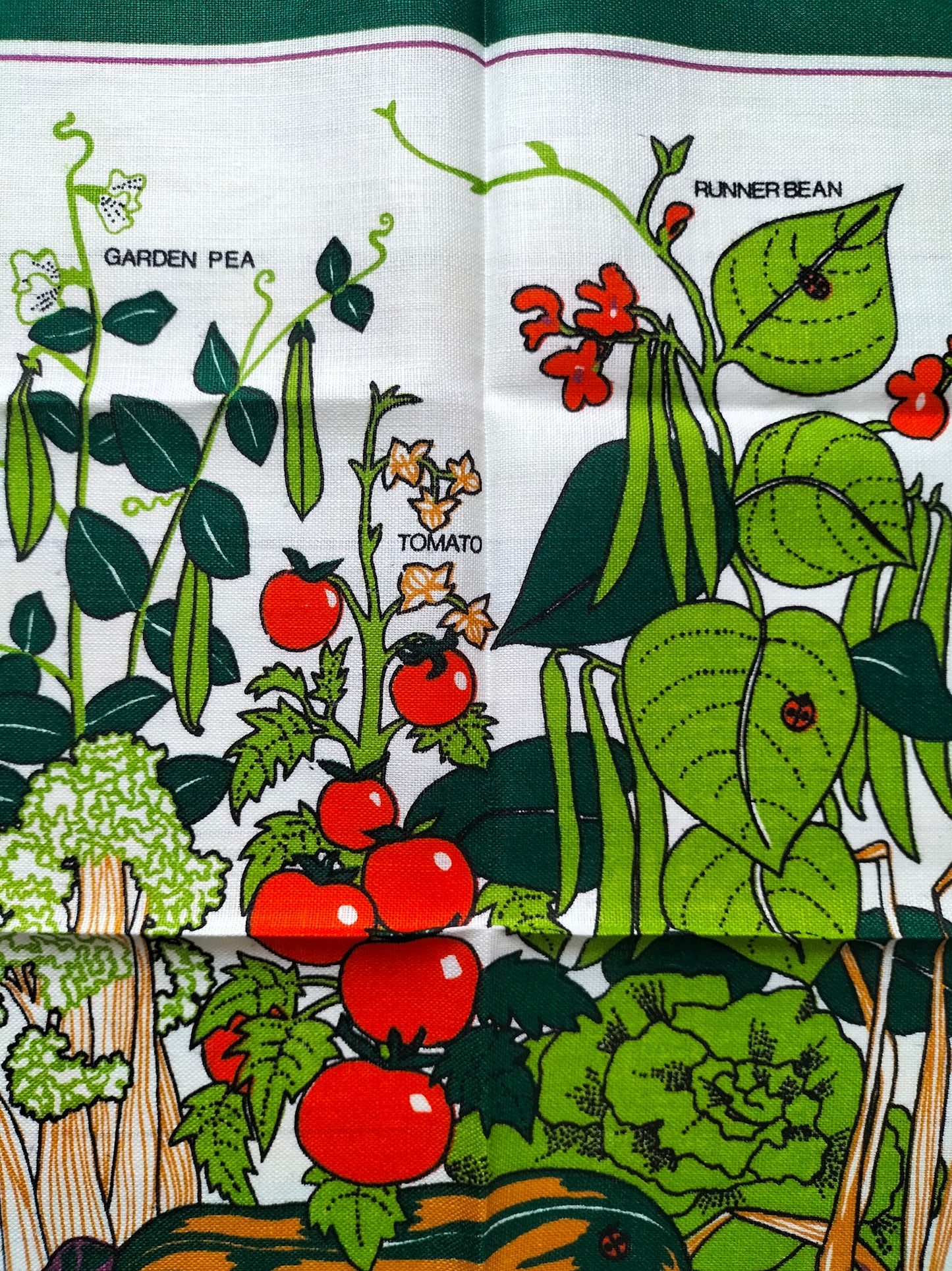 Torchon de cuisine "vegetable garden" en lin Ireland