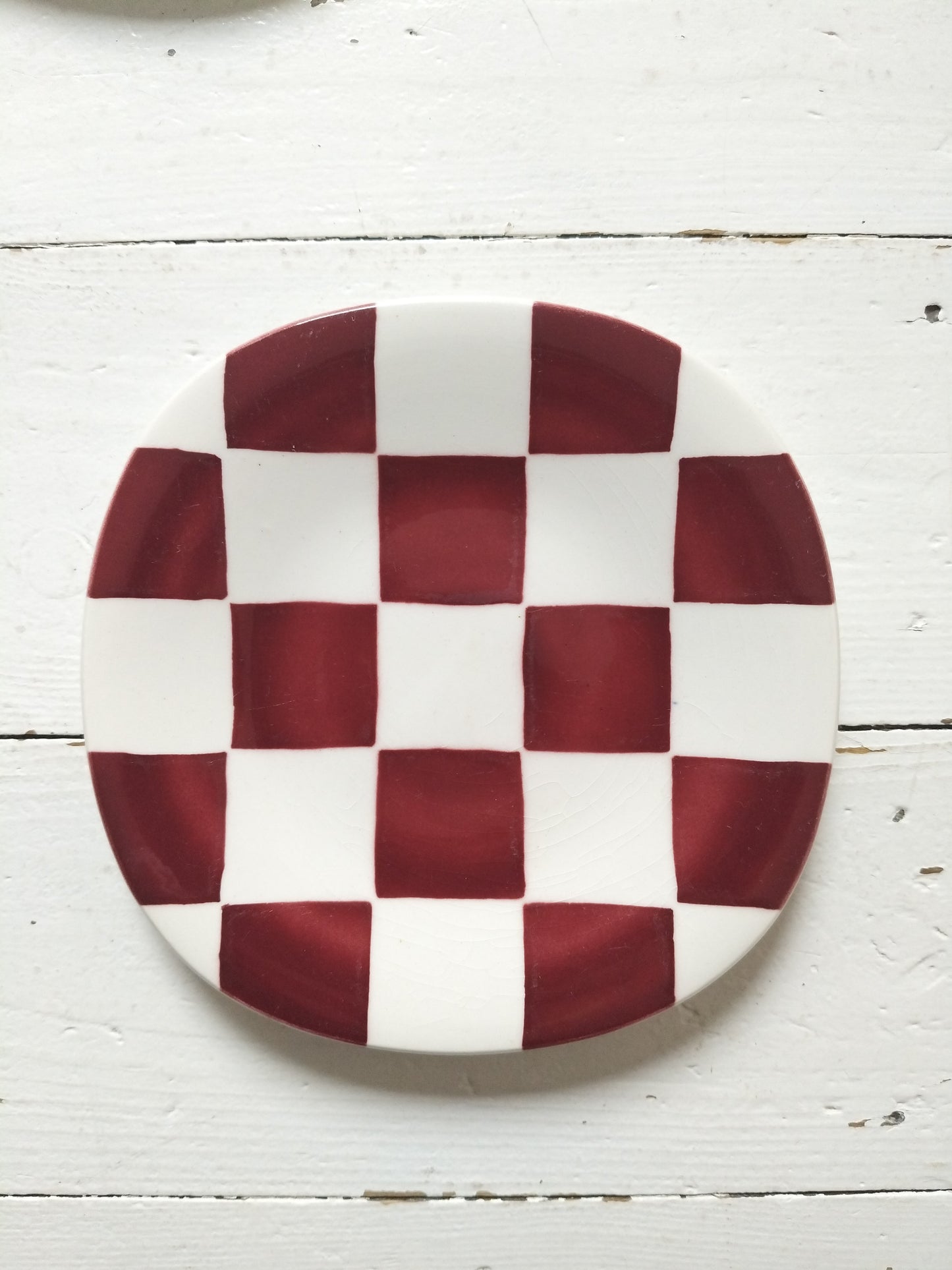 Petite assiette/ soucoupe Boch La Louvière Damier au choix