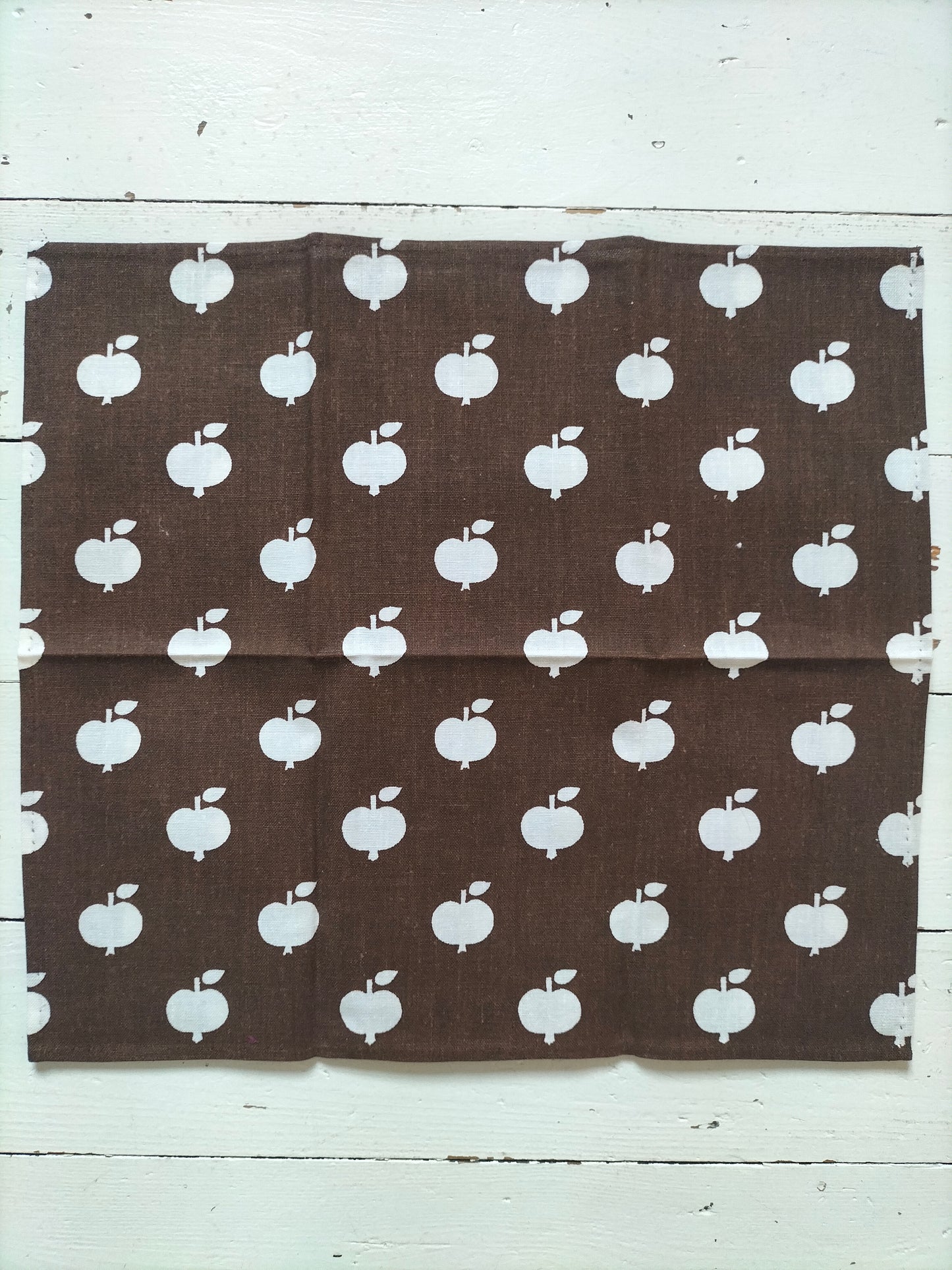 Duo de serviettes en tissu décor 🍎