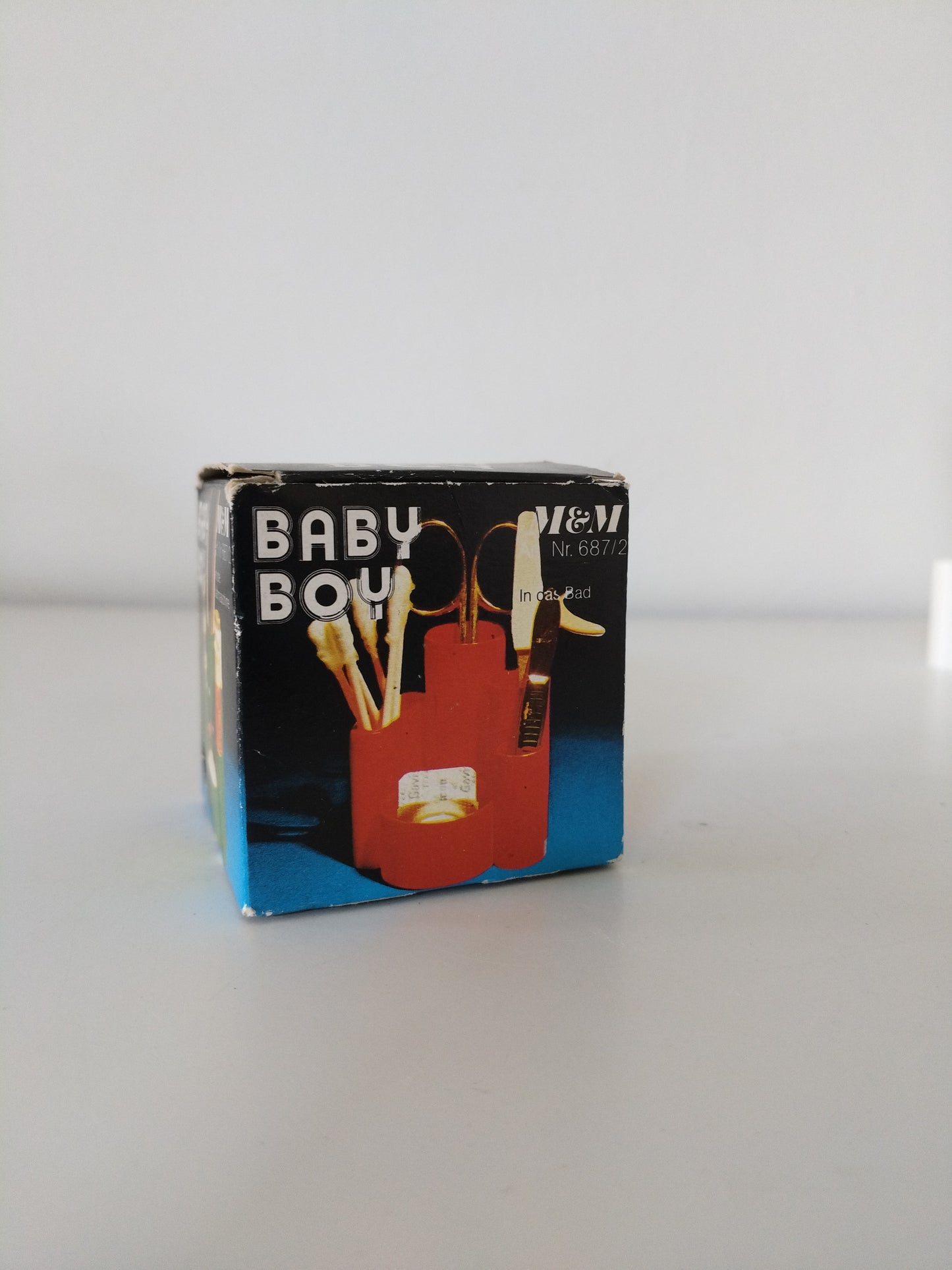 Mini organisateur mural banc M&M baby boy W.Germany