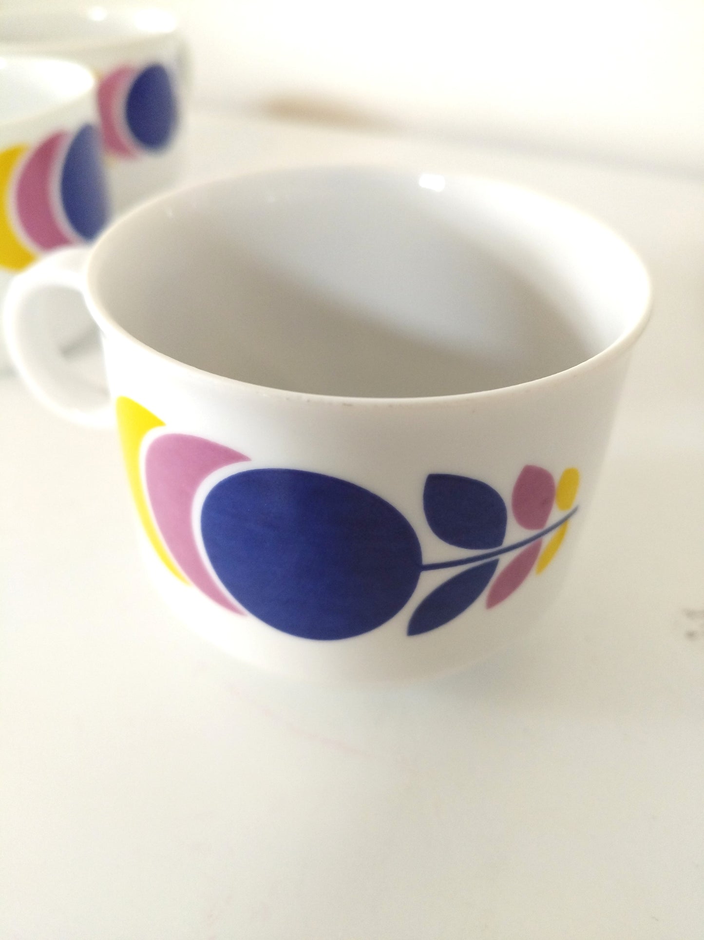 2 tasses + 2 soucoupes en porcelaine Seltmann Weiden Bavaria