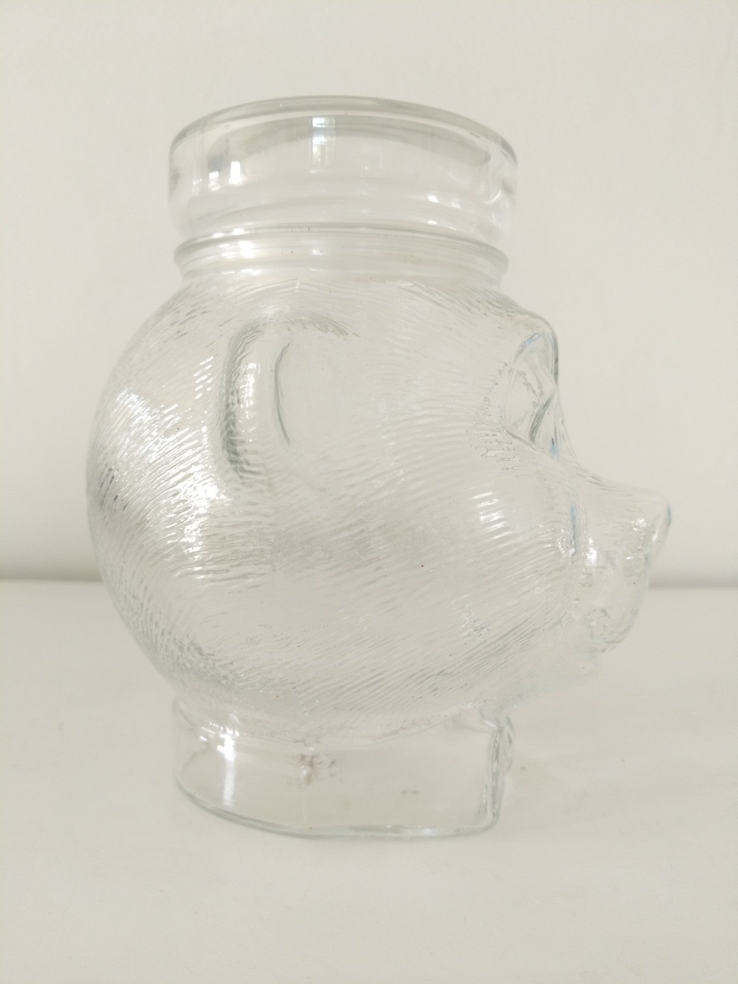 Bonbonnière/ bocal/ pot en verre tête d'ours 🐻