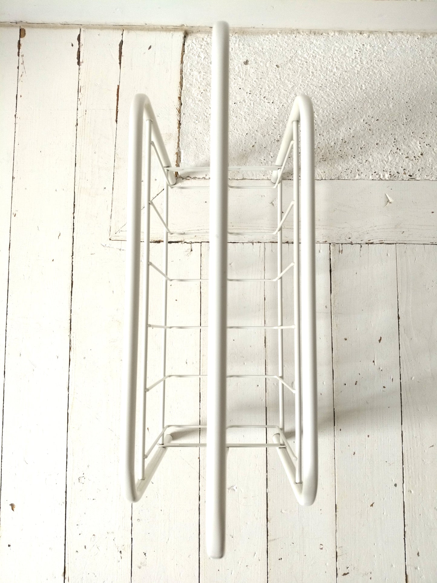 Porte-revues métallique blanc
