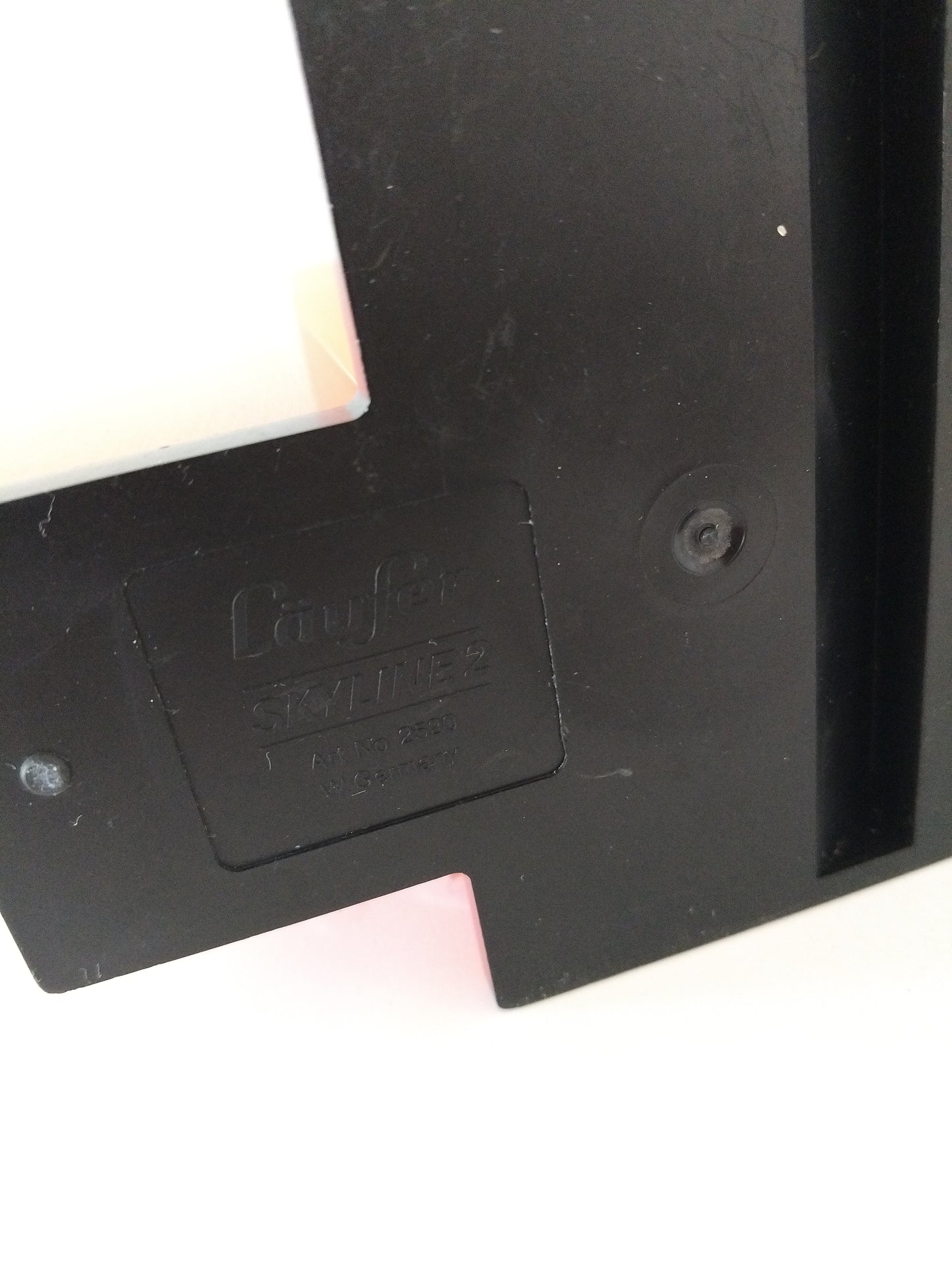 Organisateur de bureau en plastique orange Läufer W.Germany