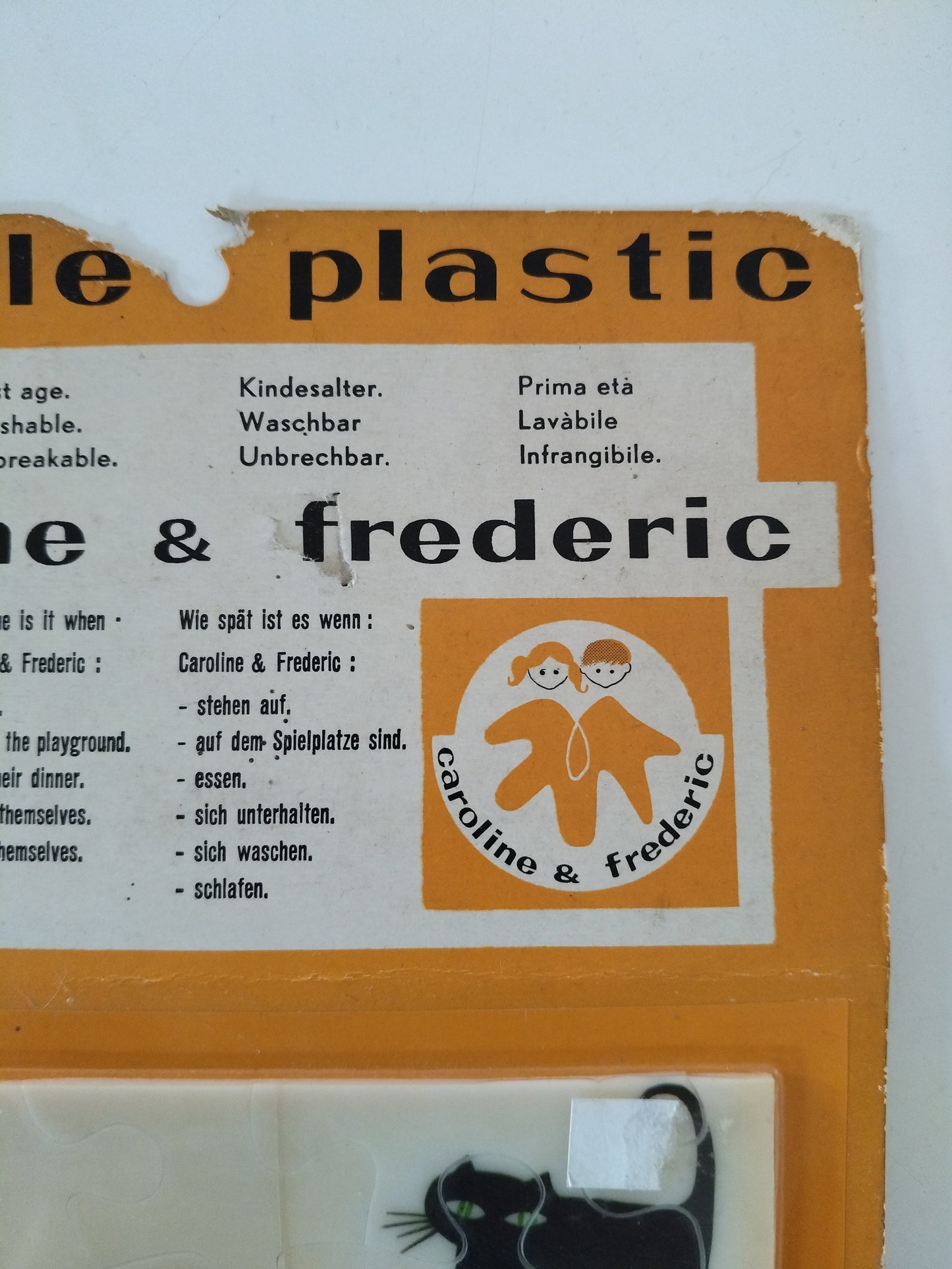 Puzzle premier âge en plastique Caroline et Frédéric
