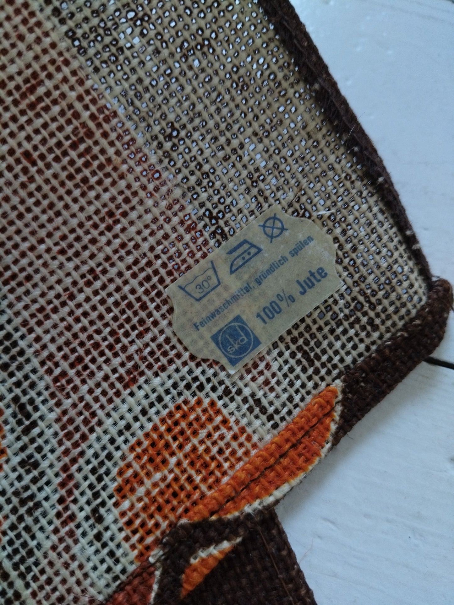 Chemin de table en jute - cetaitmieuxavant