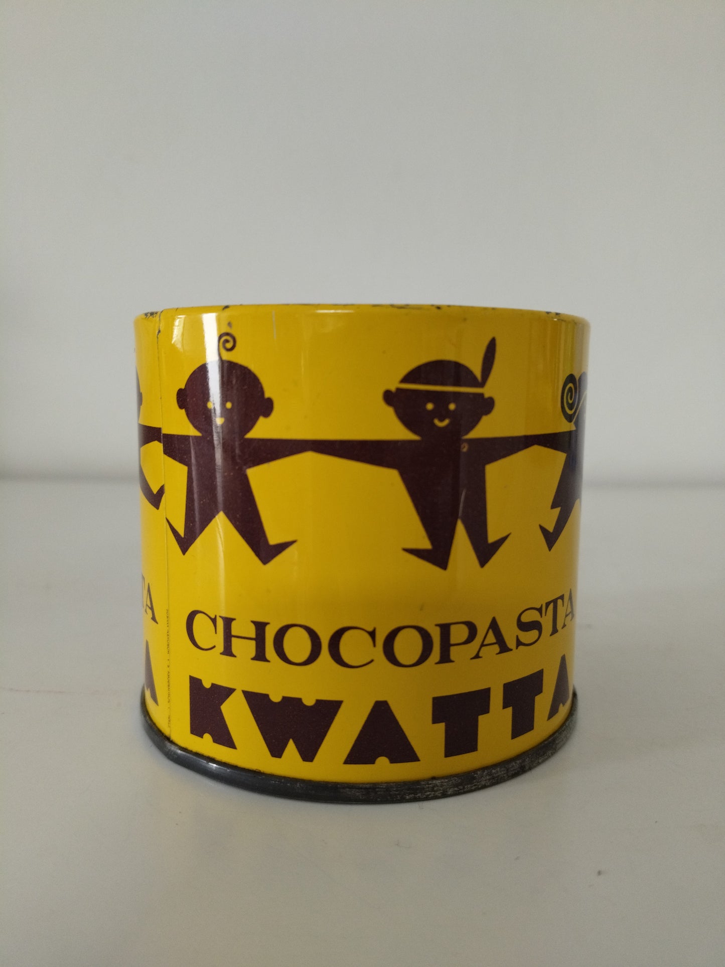Ancienne petite boîte métallique publicitaire Kwatta