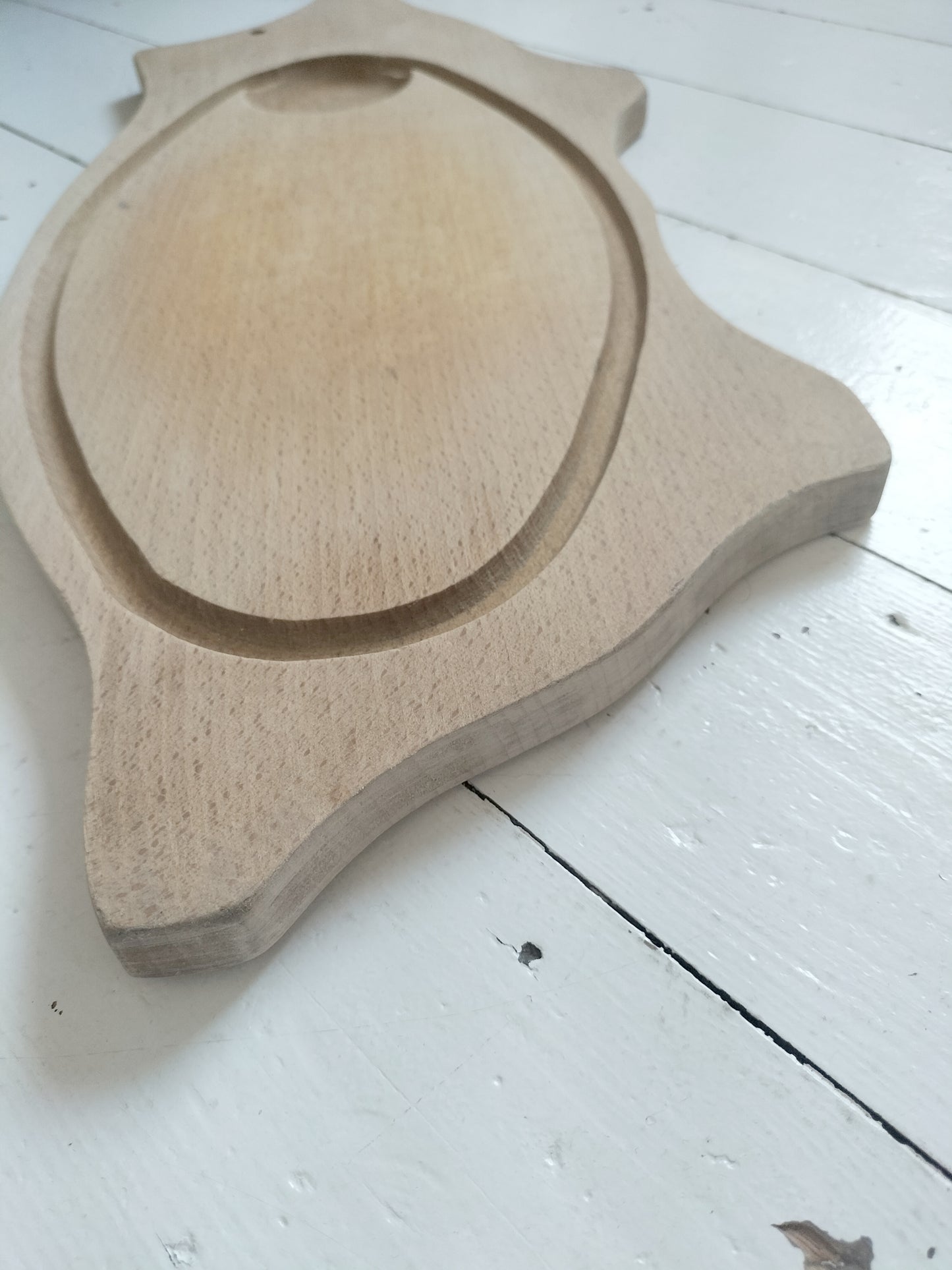 Ancienne grande planche à découper ou de service 🐖 en bois